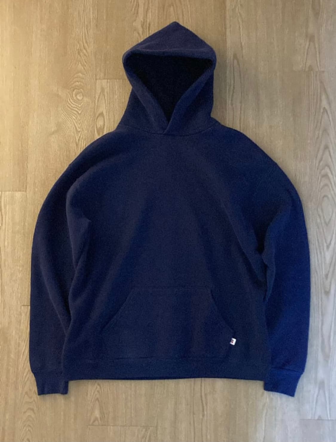 90s 러셀 made in USA 네이비 후드 상품이미지1