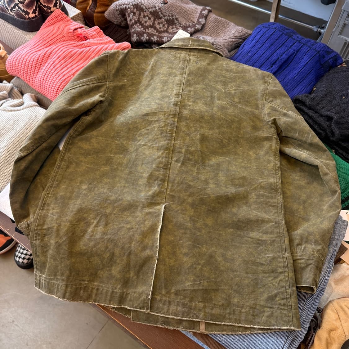 울리치 러프커팅 라이트 피코트  자켓 상품이미지5