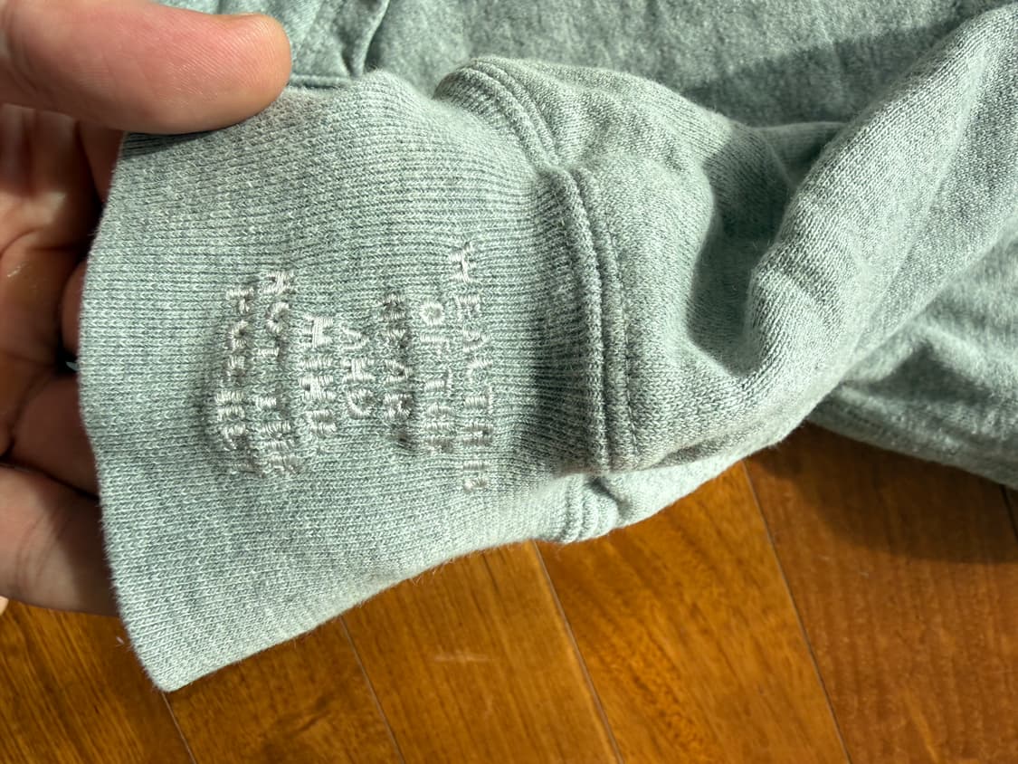 BBC 그레이 써멀 후드집업 상품이미지6