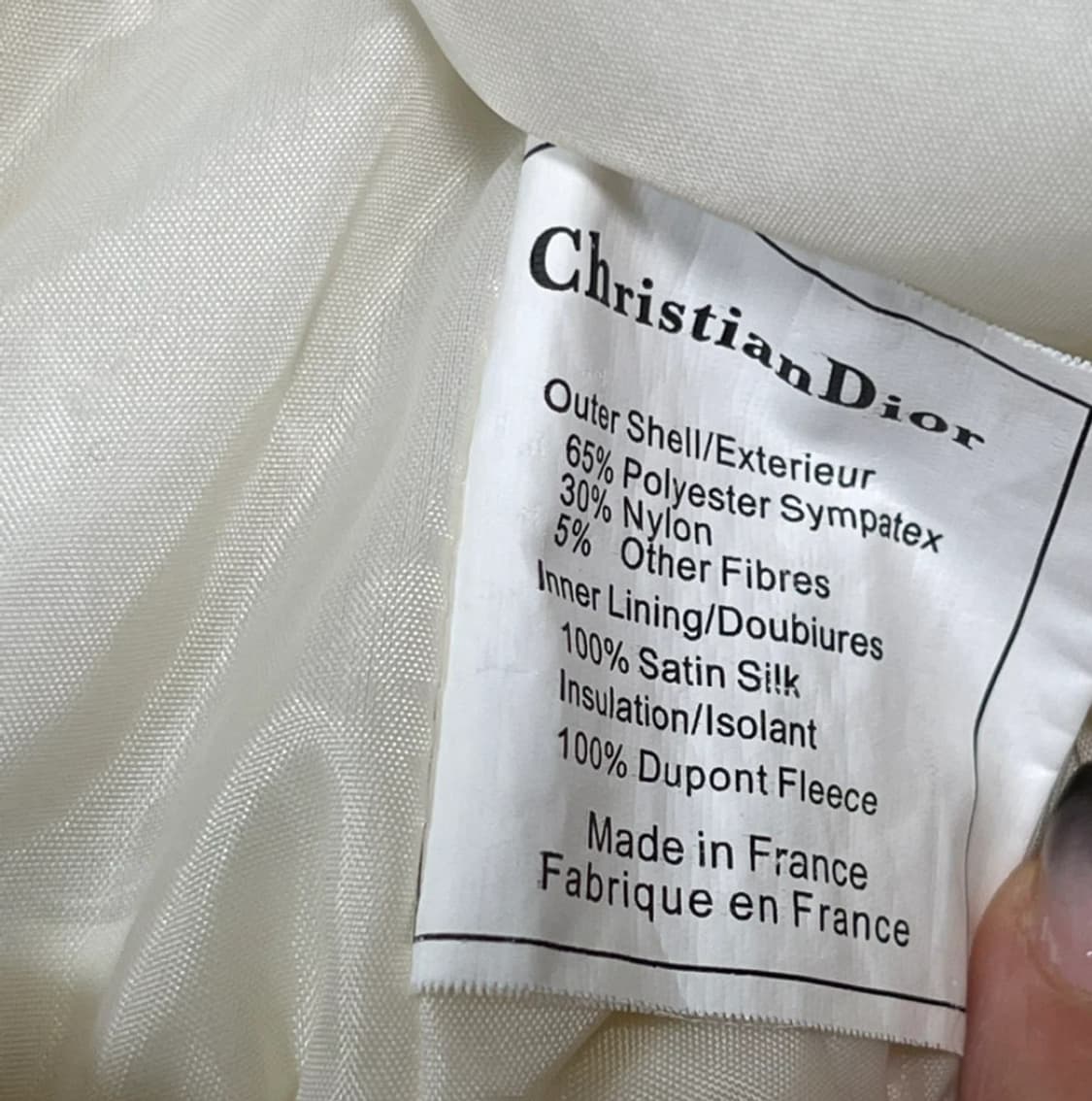 Christian Dior 디올 화이트 패딩 상품이미지2