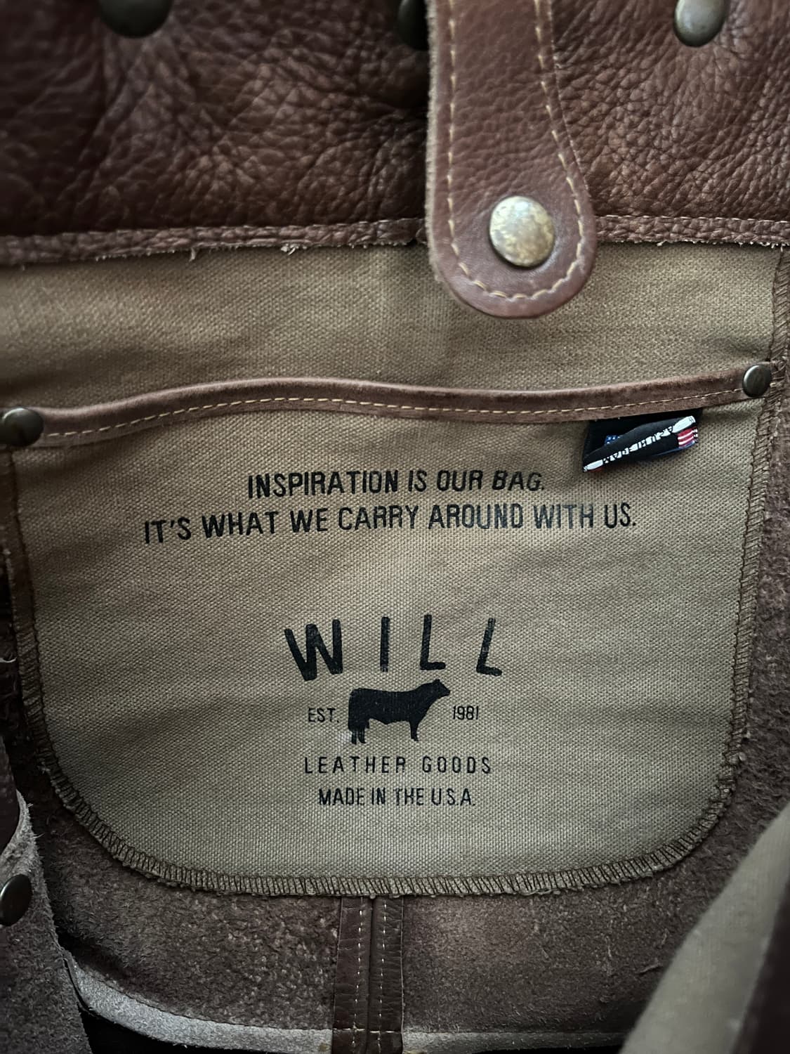 Will 나바호패턴 가죽 가방 상품이미지5