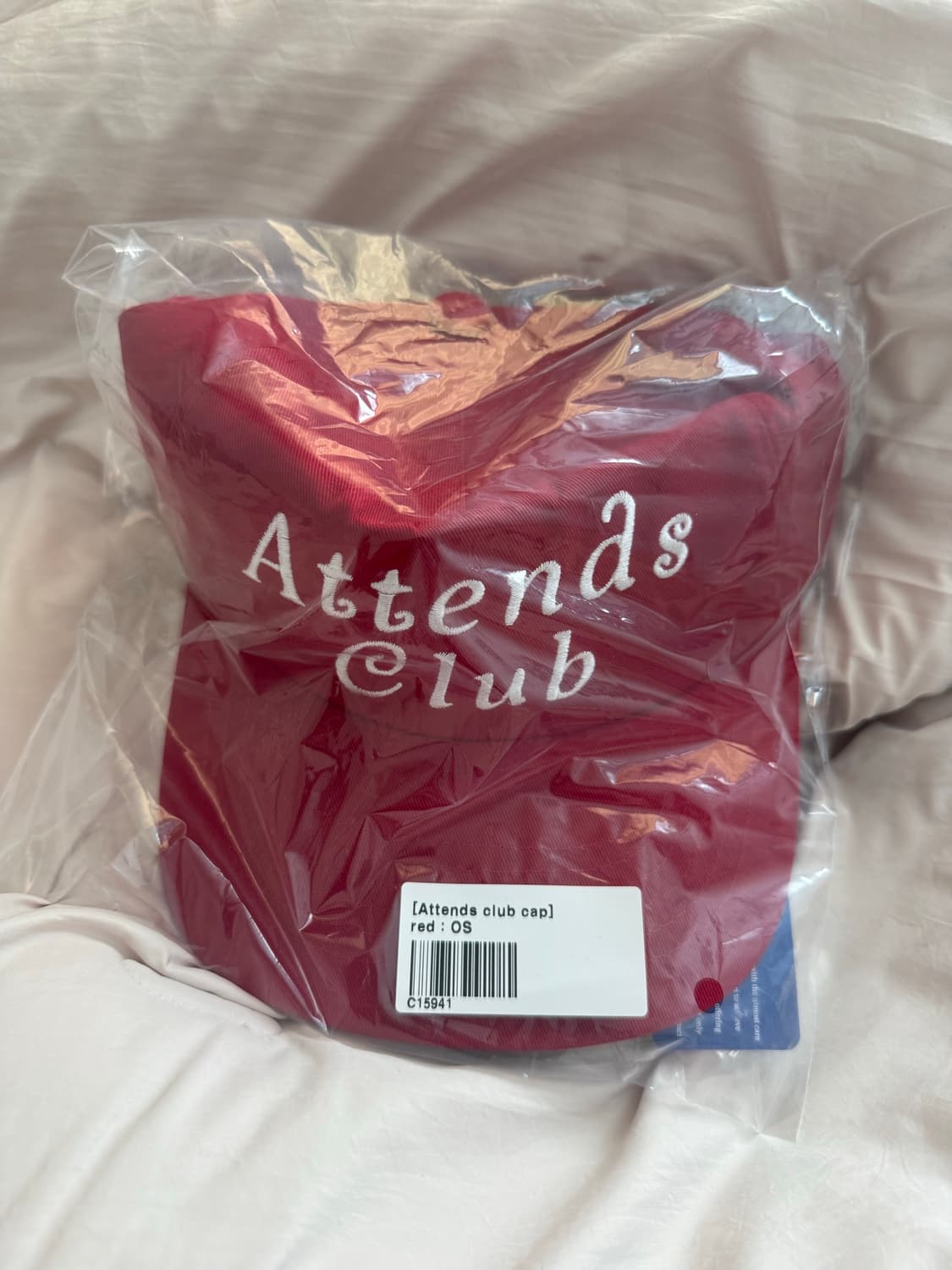 어텐즈 캡모자 레드 상품이미지4