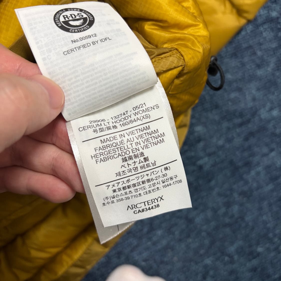 아크테릭스 세륨 LT 후디 여성용 상품이미지7