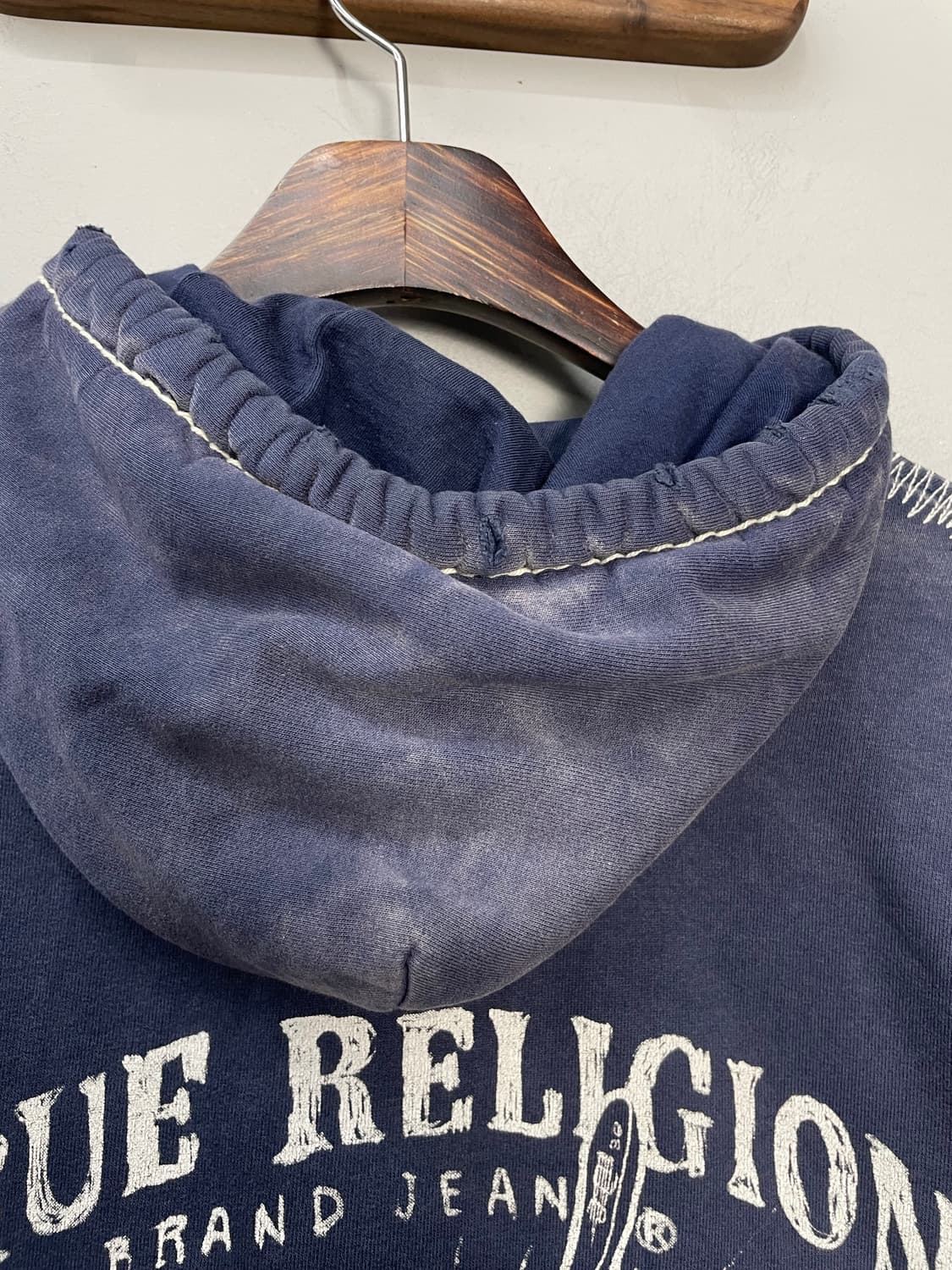 트루릴리전 스티치 네이비 후드집업 H1011 상품이미지10