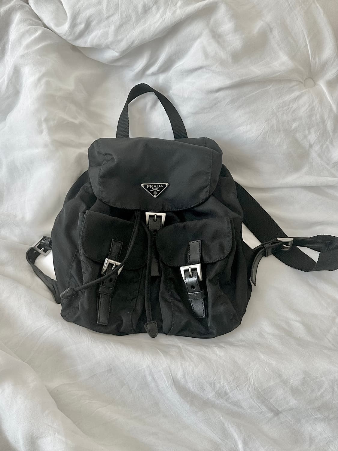 프라다 테수토 블랙 백팩 스몰 사이즈 정품 상품이미지1