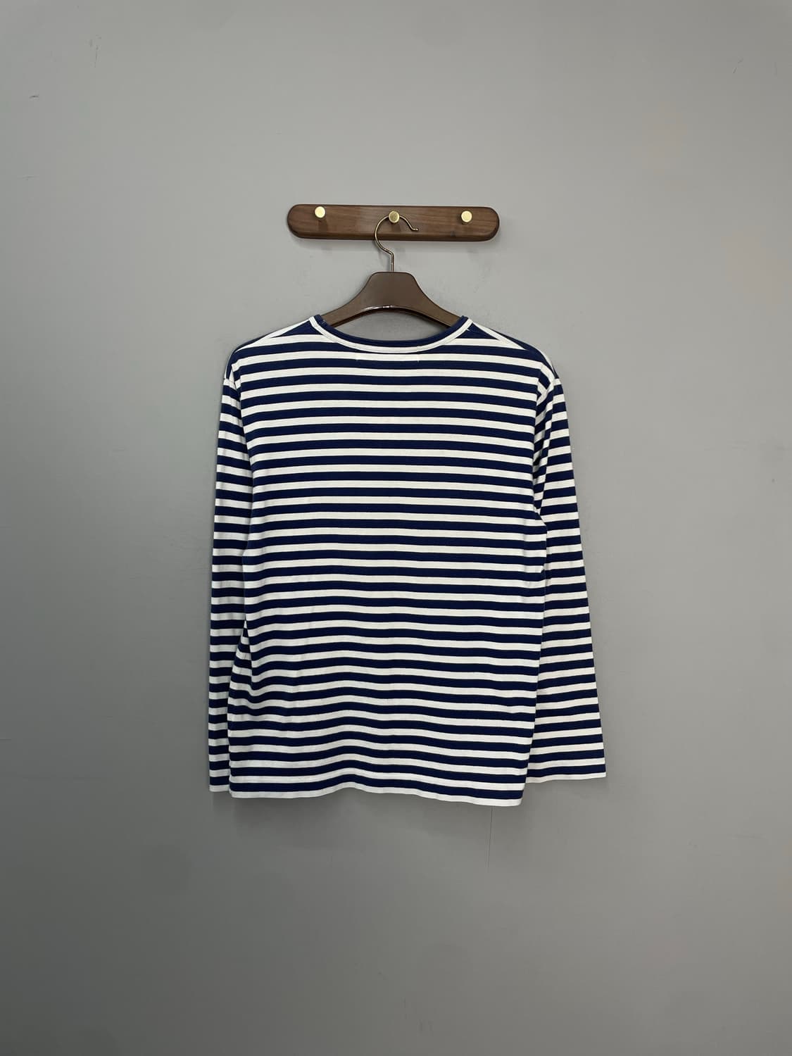 꼼데가르송 플레이 더블 하트 와펜 스트라이프 롱 슬리브 H2065 상품이미지4