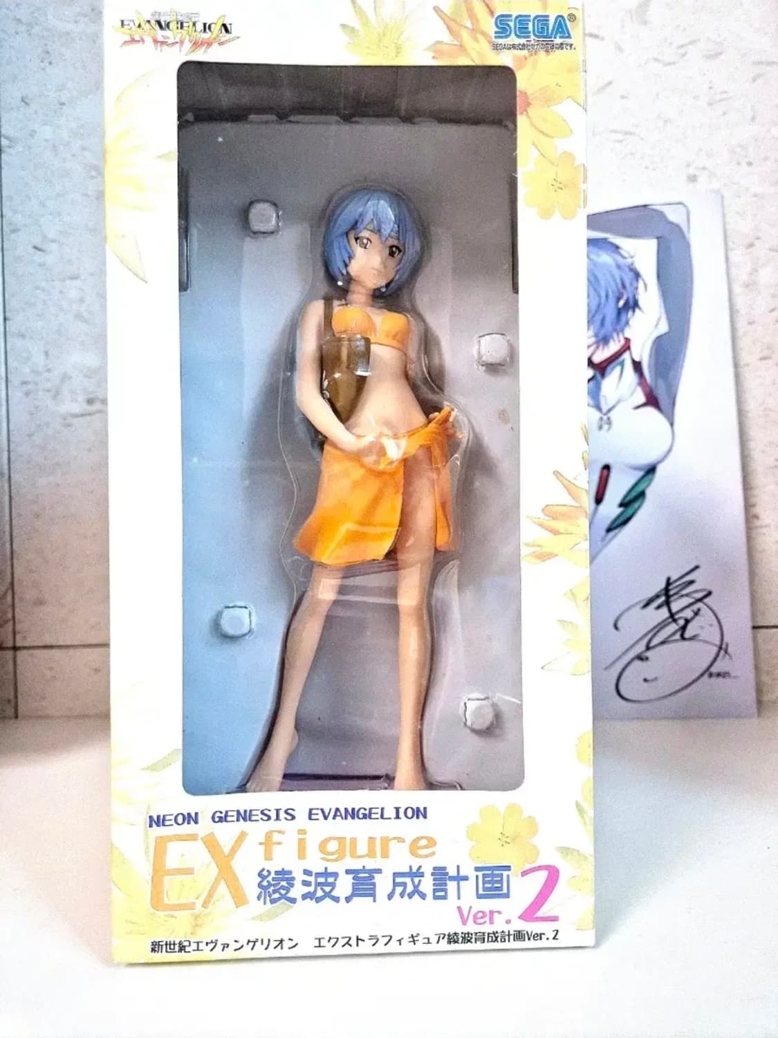 미개봉 고전레어) 에반게리온 레이 육성계획 버전2 비키니 미소녀 피규어 상품이미지1