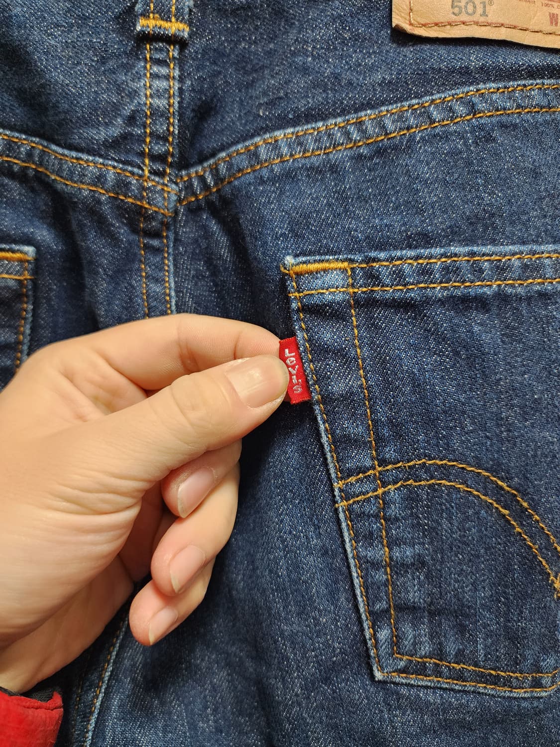 리바이스 501 버튼플라이 데님팬츠 상품이미지4