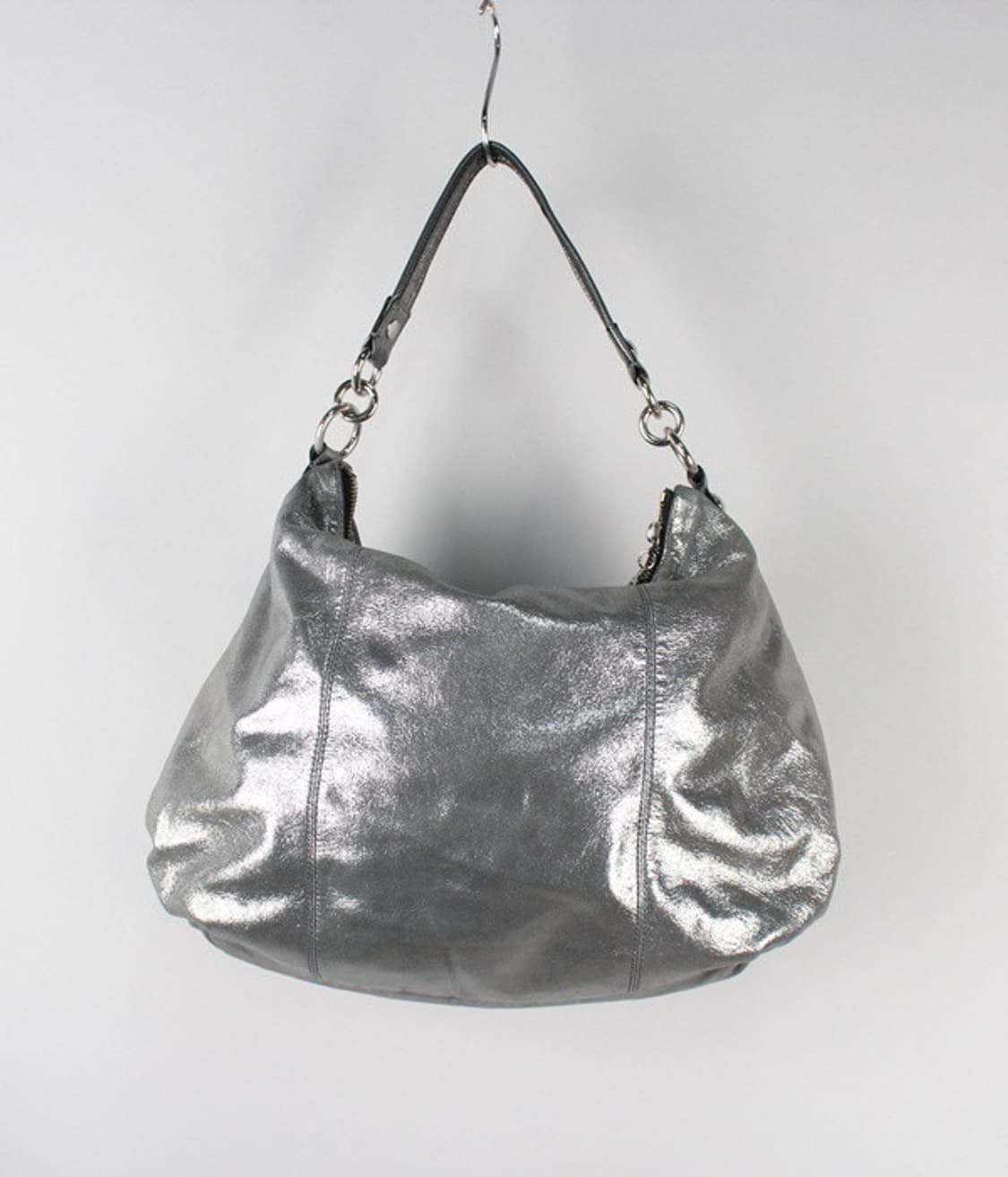 COACH 매탈릭 가죽 숄더백 상품이미지6