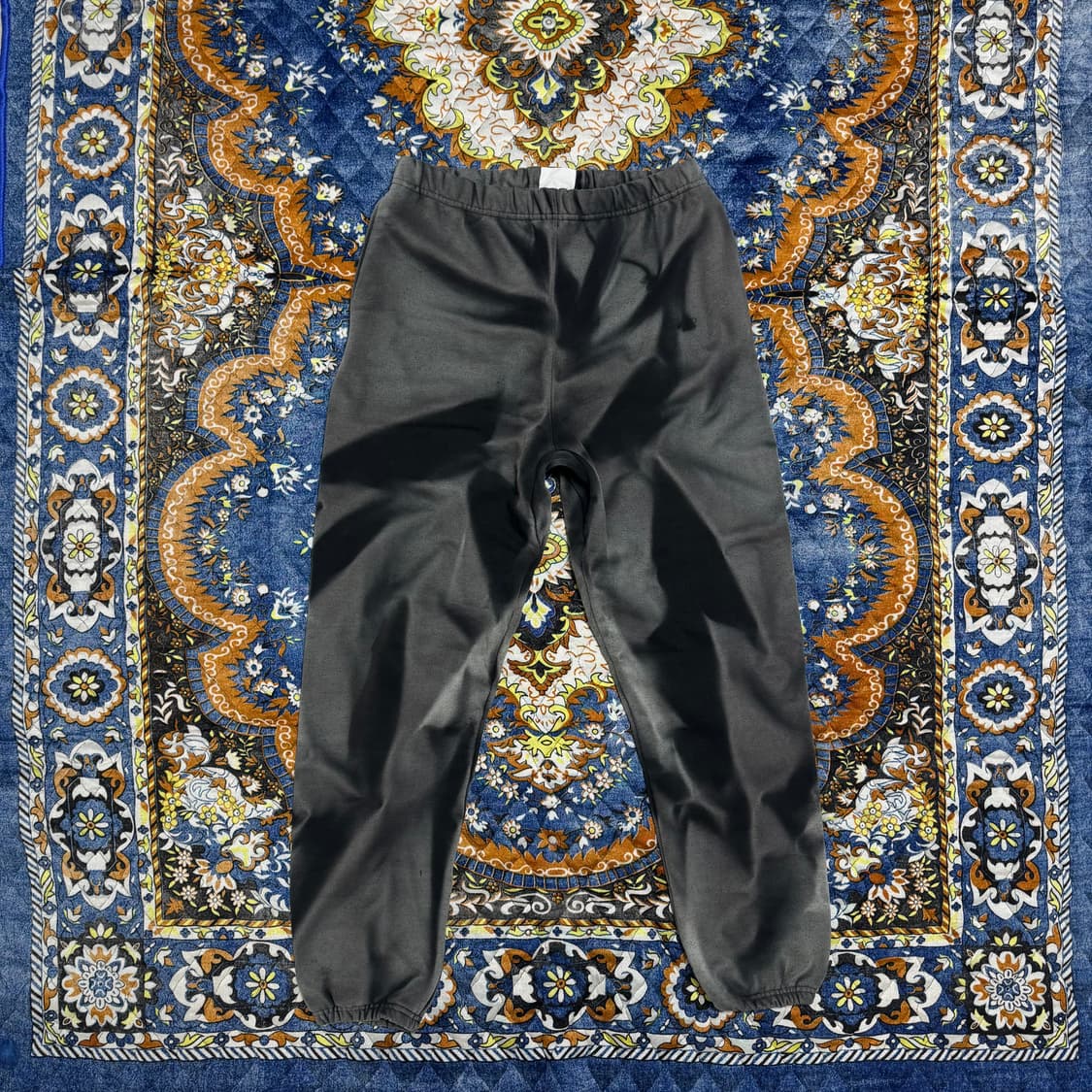 챔피온 썬페이딩 리버스위브 블리치 블랙 스웻 팬츠 상품이미지1