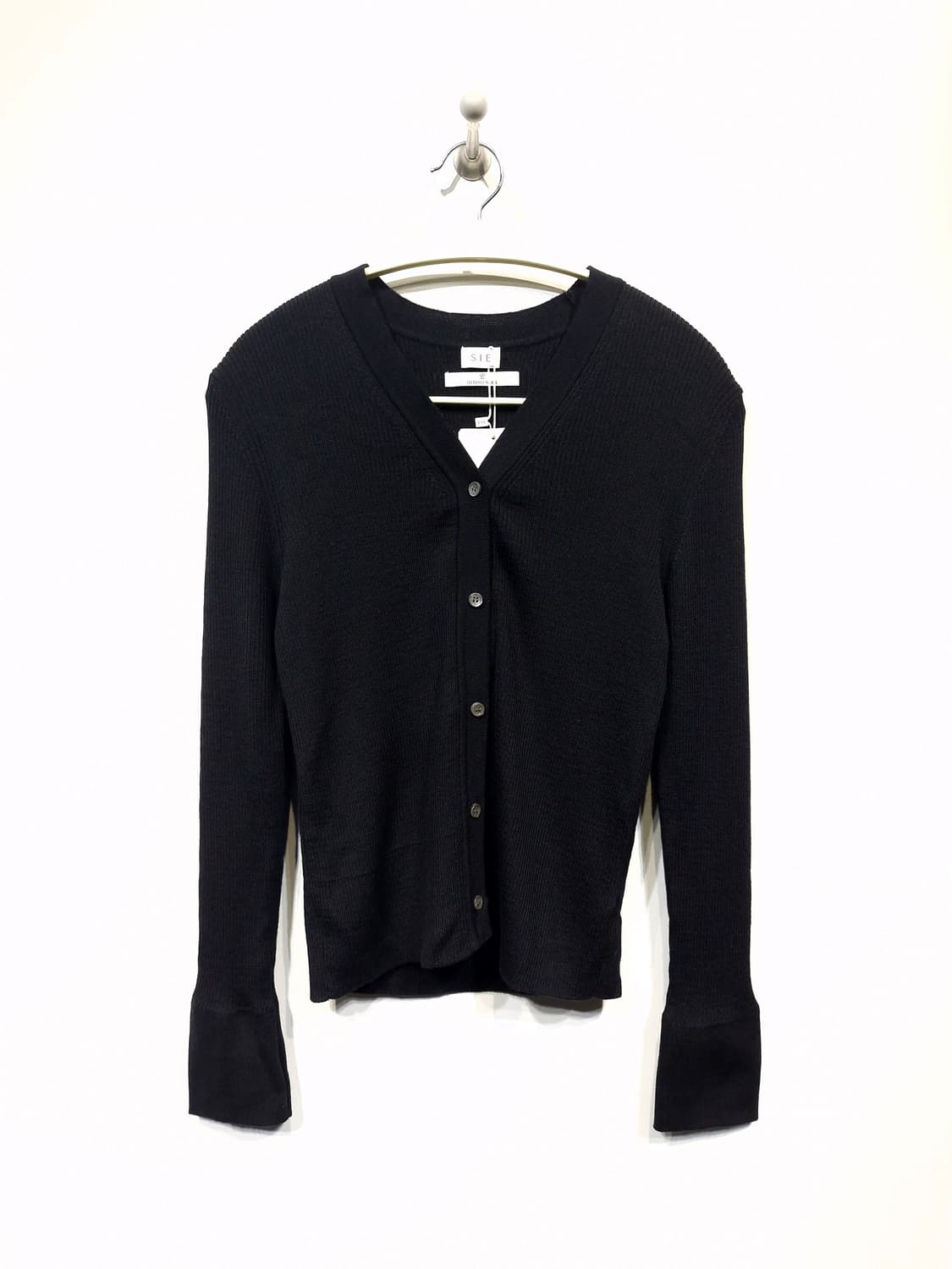 [새상품]SIE 시에 메리노 울 골지 가디건 상품이미지1