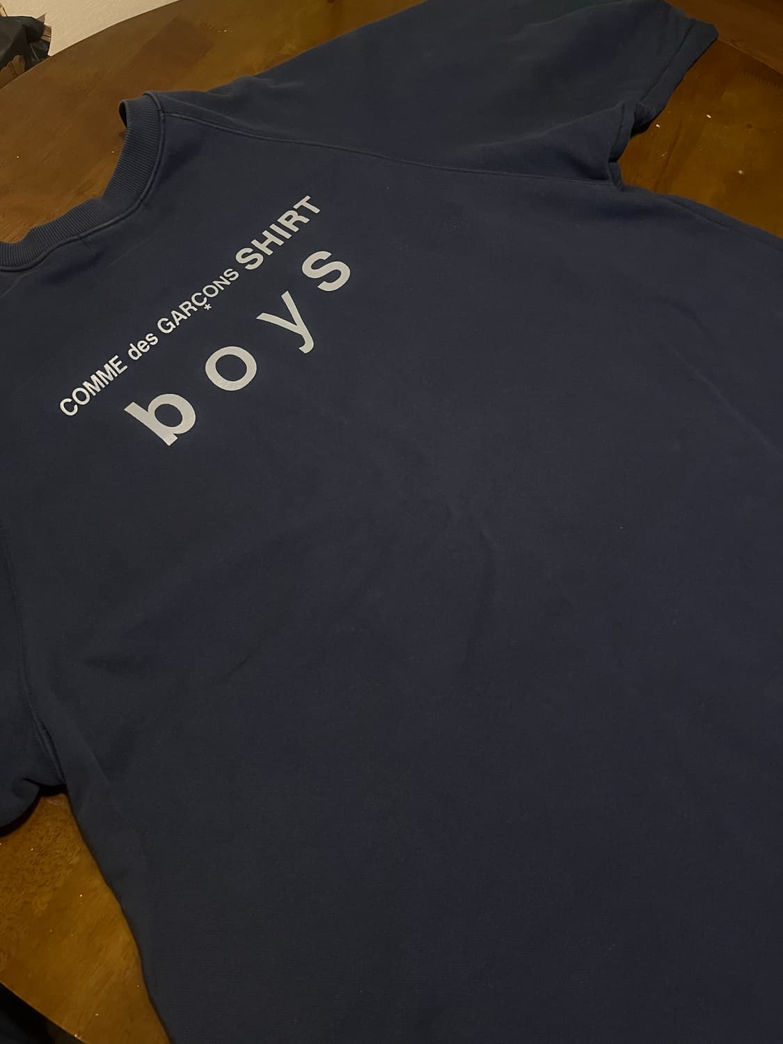 꼼데가르송 셔츠 보이 오버사이즈 크루넥 티셔츠 상품이미지2