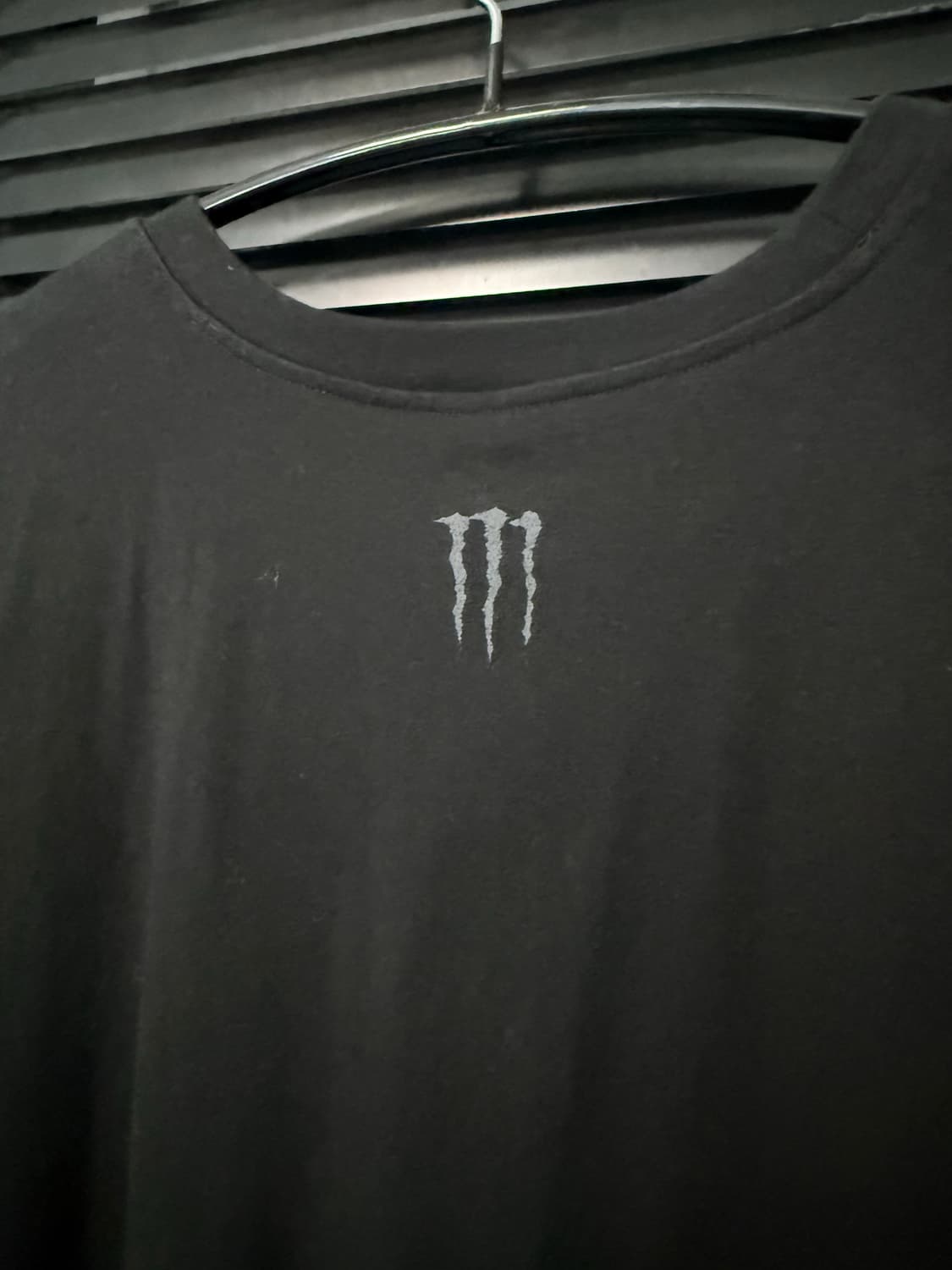 몬스터에너지 블랙 XXL 2XL 110 오버핏 스트릿 패션 쿄카 반팔 티 상품이미지4