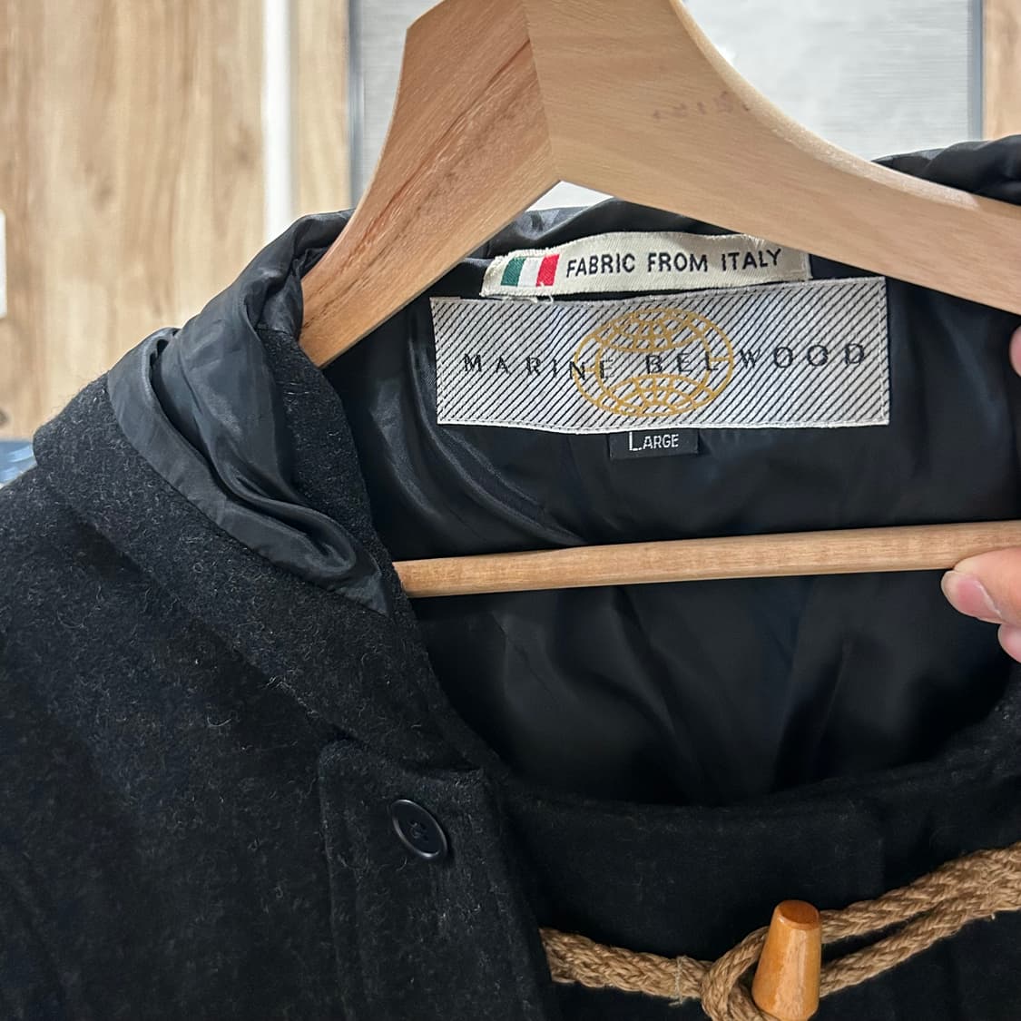 marine bel wood 일본 더플 코트 L 상품이미지3