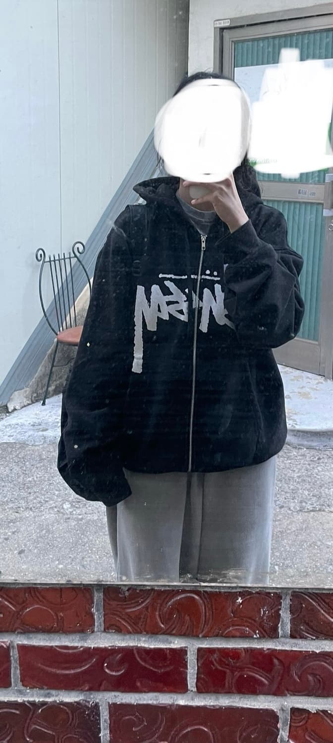 스투시 스탁 후드집업 블랙 L사이즈 판매 상품이미지7