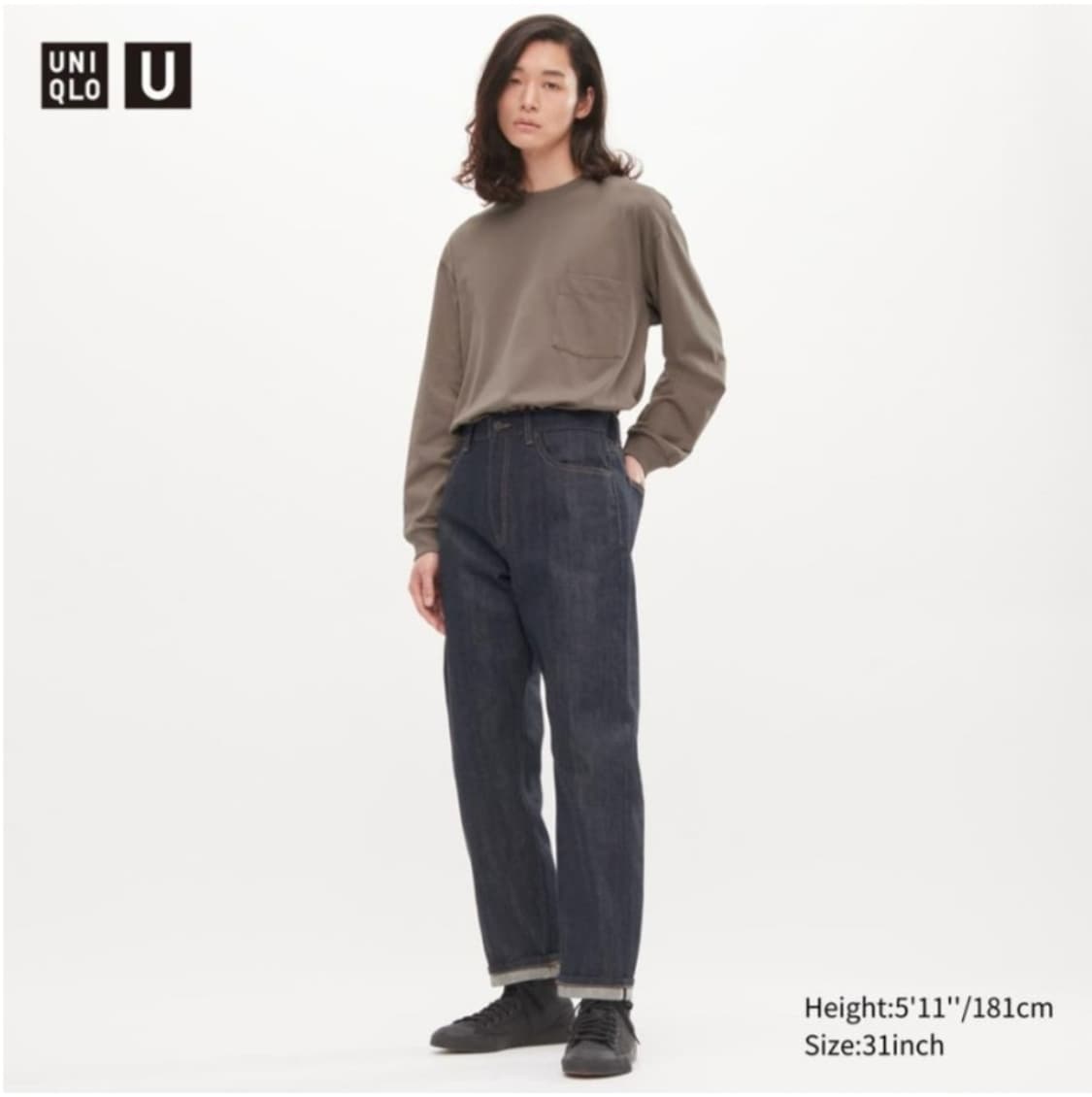 유니클로 U 셀비지 데님 상품이미지8