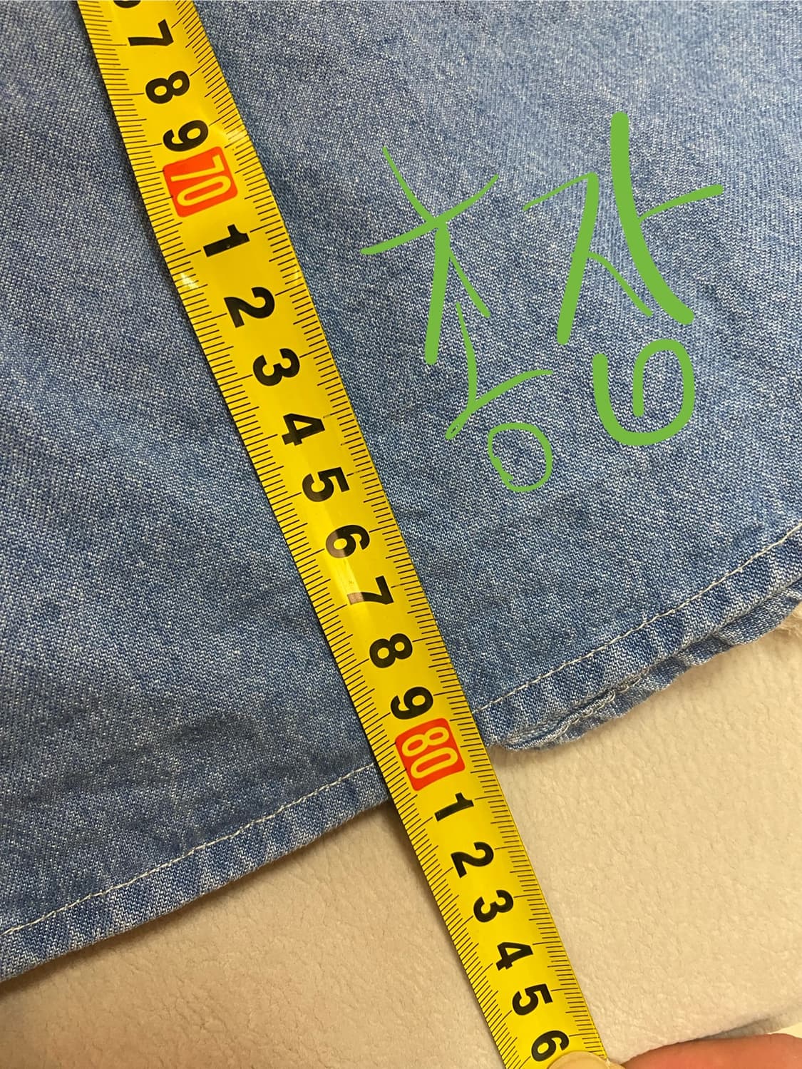 미국 빈티지 데님 셔츠 샴브레이 셔츠 xl 리바이스 스타일 상품이미지6