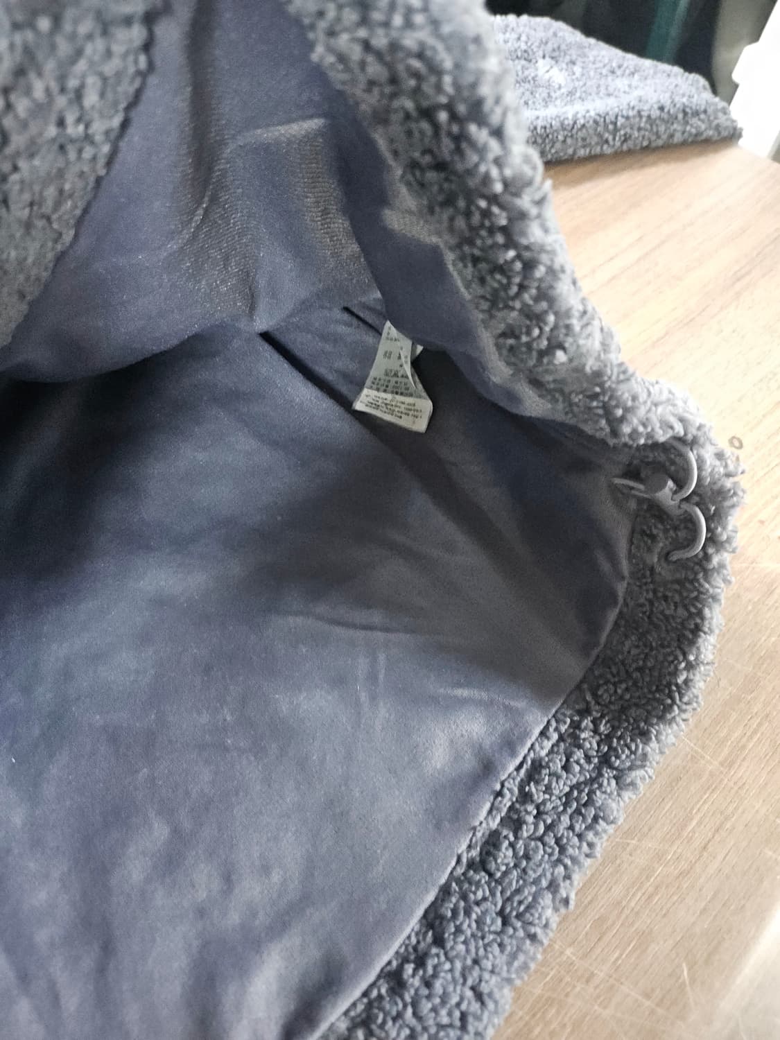 리복 그레이 후리스 플리스 집업 S  남여가능 상품이미지3