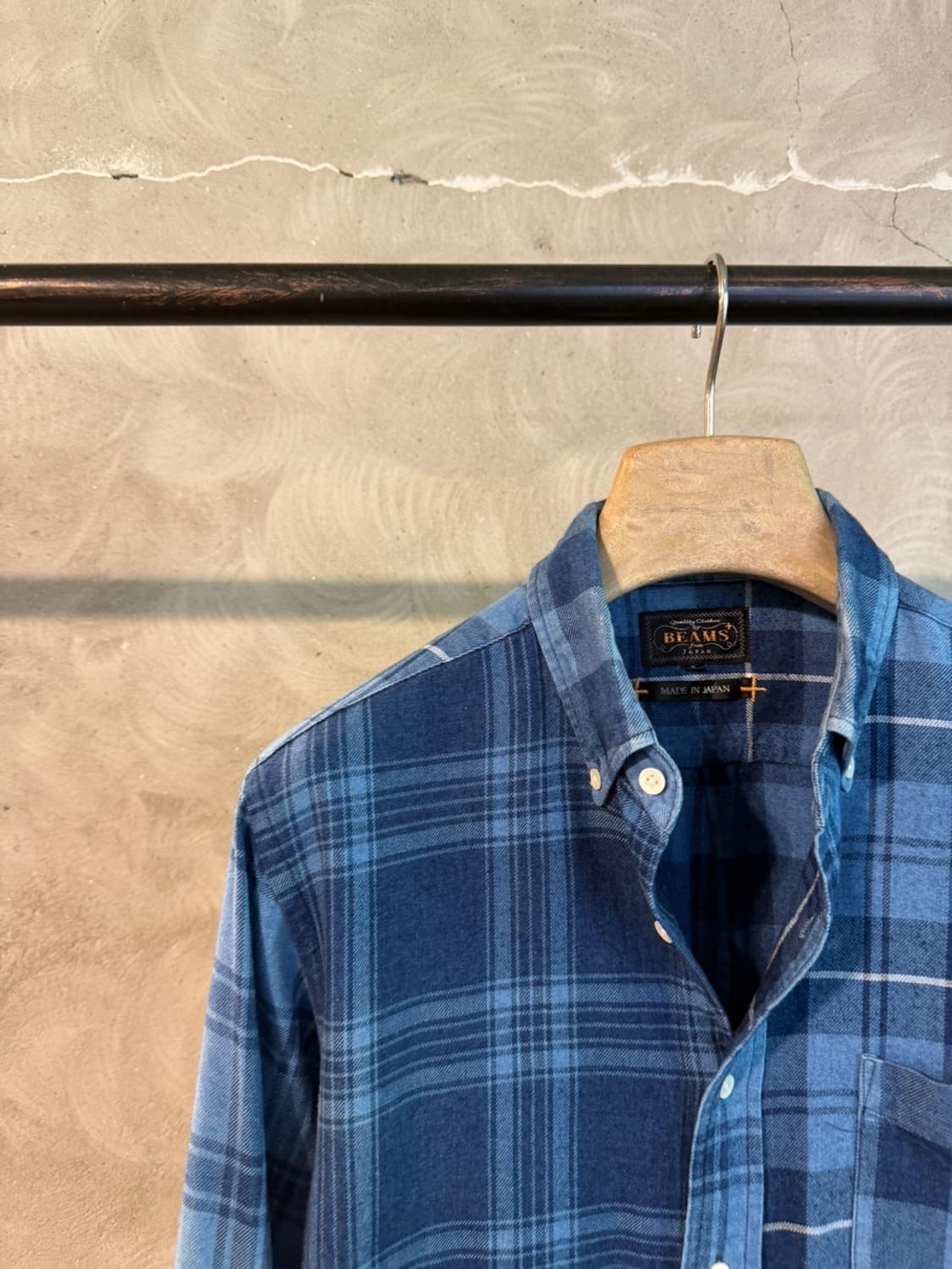 빔즈플러스 버튼다운 셔츠 55~66 상품이미지2