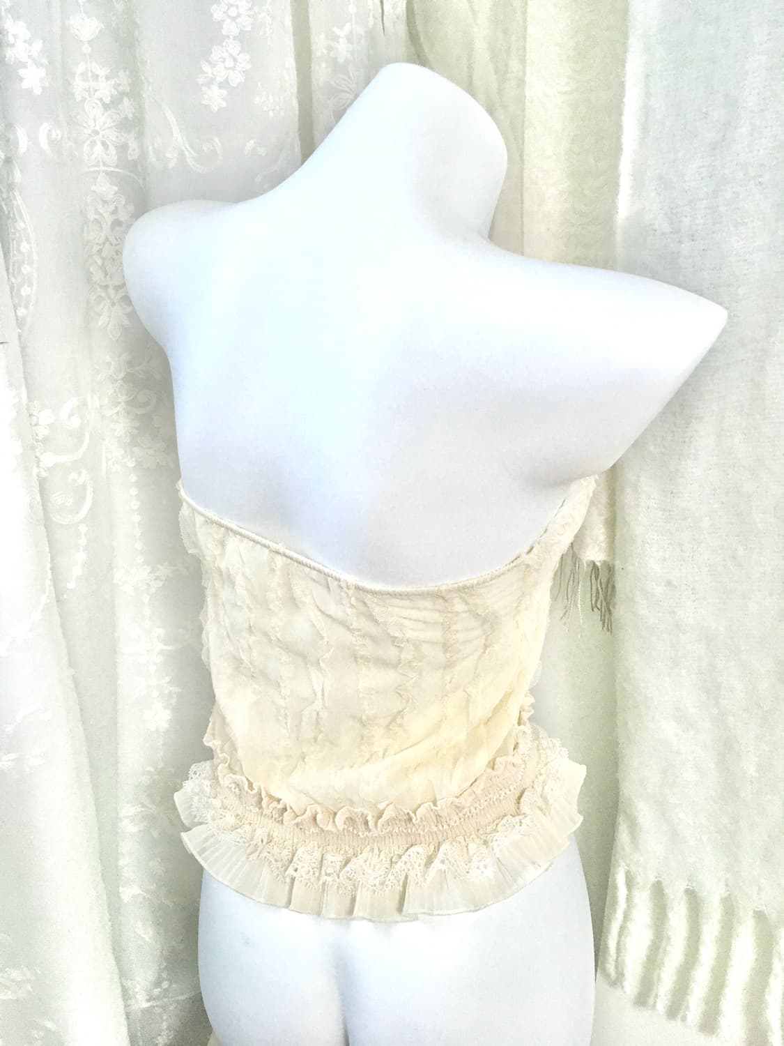 페어리 레이스 튜브탑 뷔스티에 상품이미지3