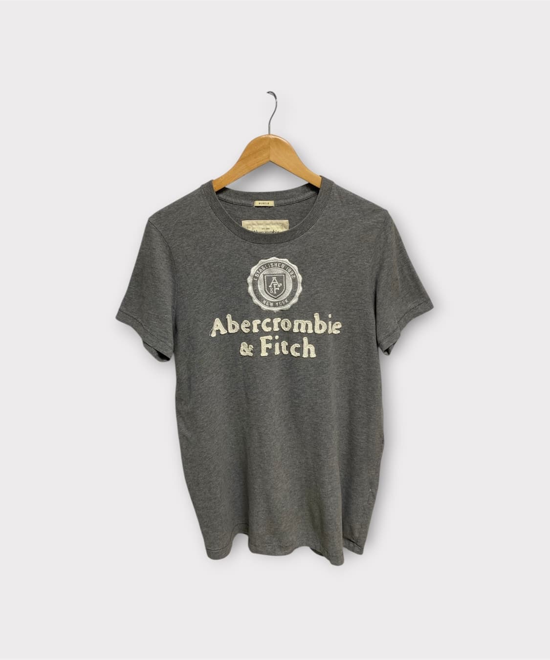 아베크롬비 빅로고 라운드 티셔츠 M 상품이미지1