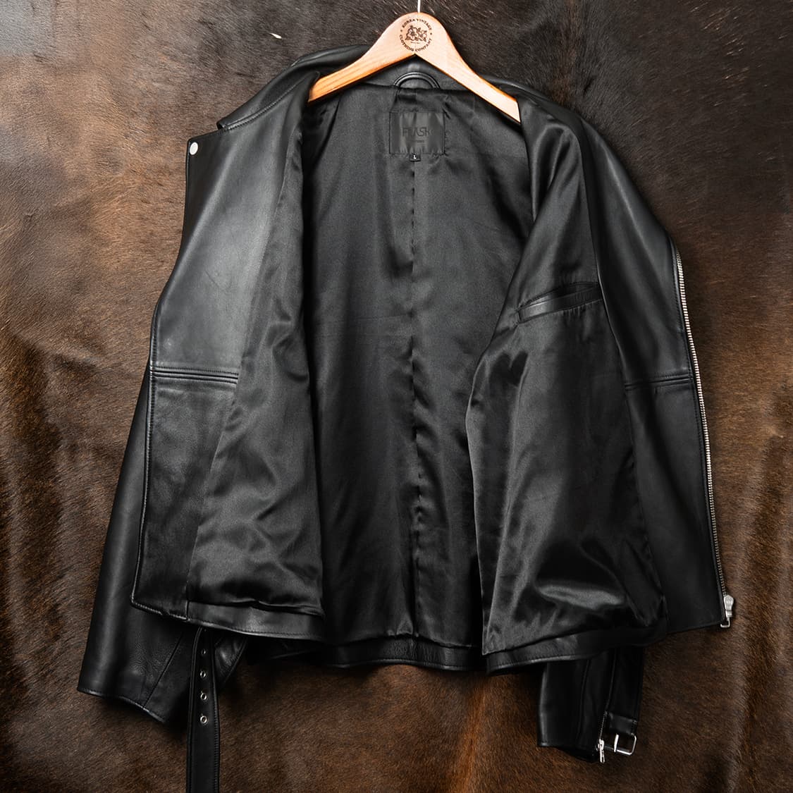 [110~120] FLASK 양가죽 더블라이더 자켓  상품이미지3