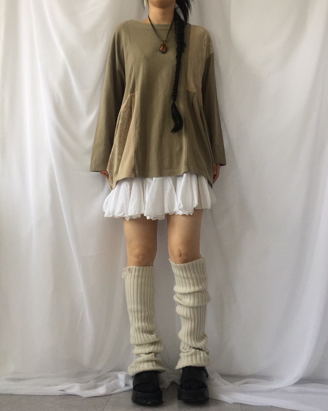 Oriental mood balloon fit onepiece 상품이미지1