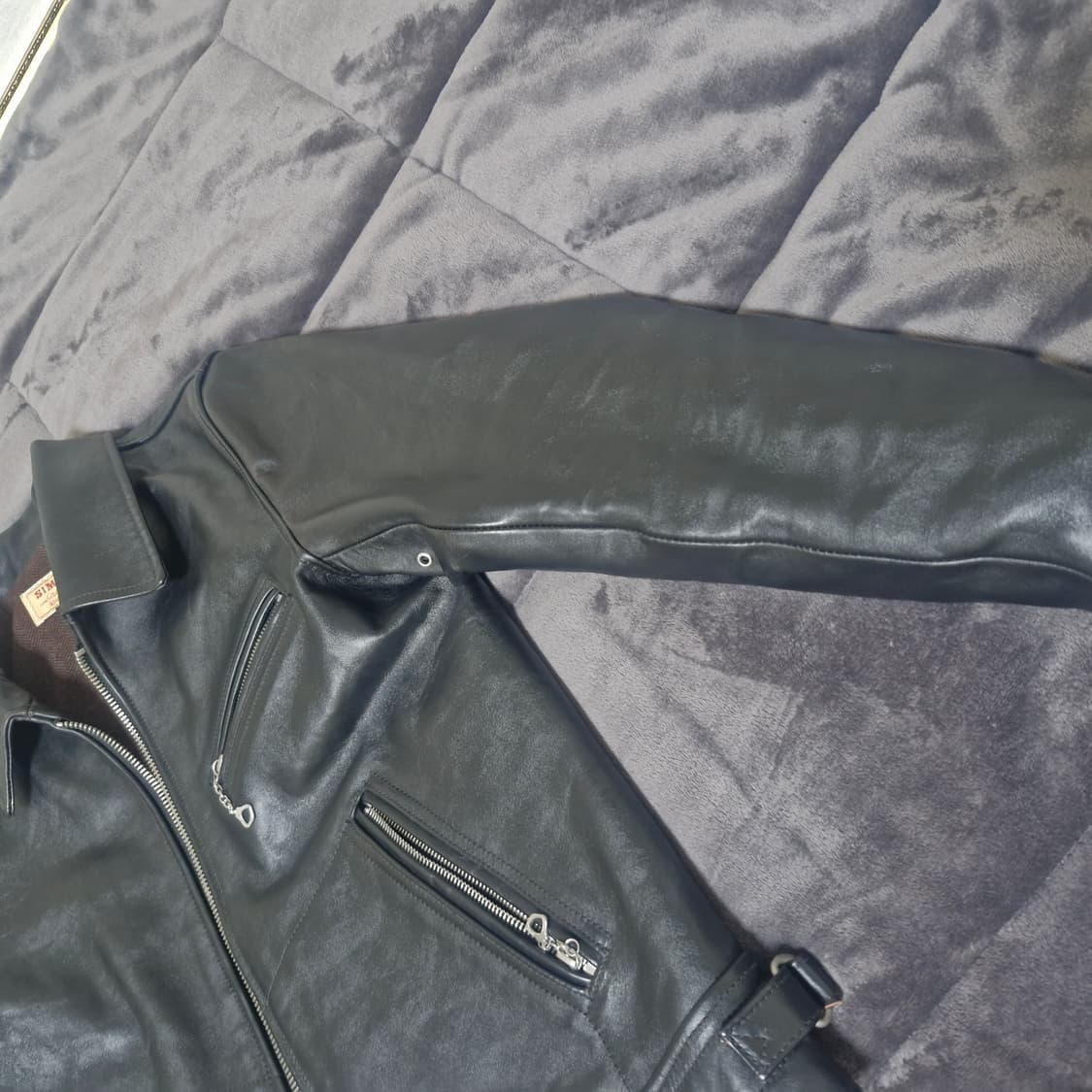 리얼시몬스 멀홀랜드 자켓 L사이즈 차심 말가죽 상품이미지3