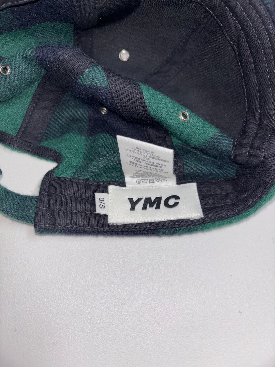YMC 울 체크 캡 상품이미지2
