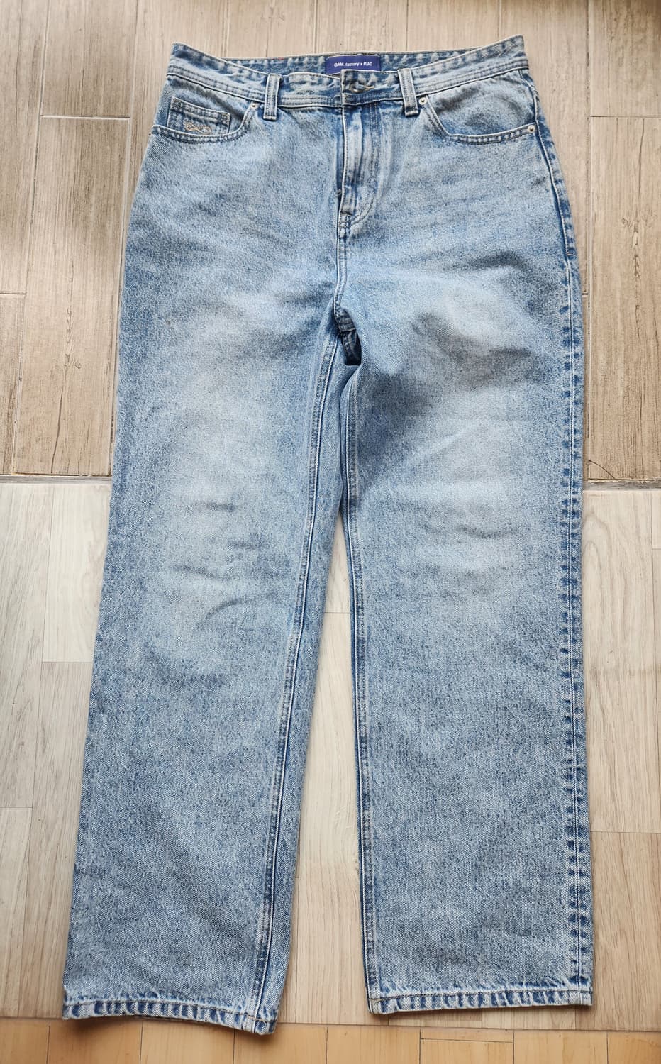 OAM.factory X PLAC 데님 와이드팬츠 32 상품이미지1