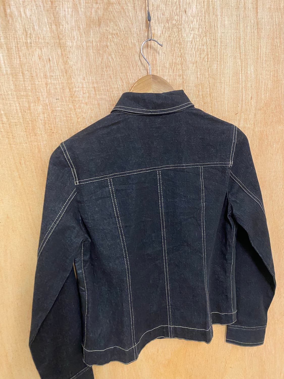 VTG leather denim jacket 일본빈티지 레더 데님 자켓 상품이미지4