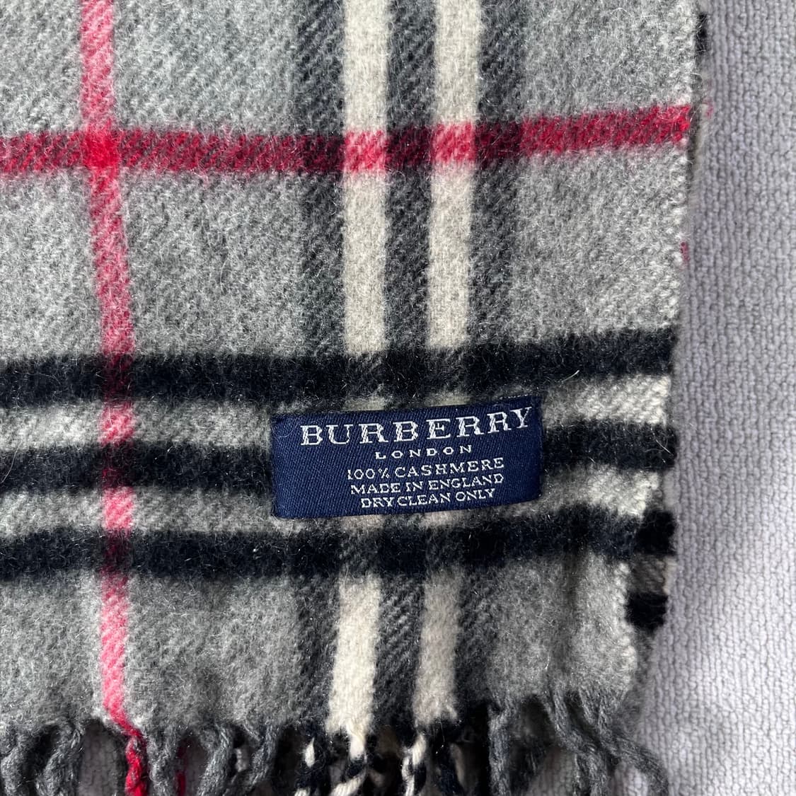 버버리 캐시미어 노바체크 머플러 상품이미지3