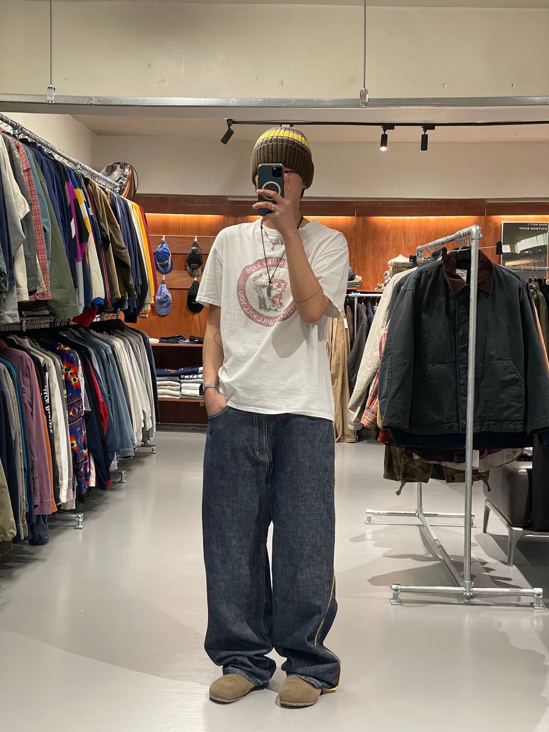 빈티지 올드스쿨 데님팬츠 상품이미지3