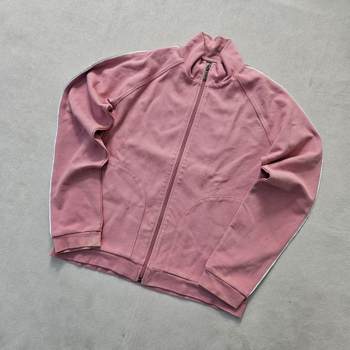 90 낫소 여성 루즈핏 하이넥 집업 0402Y 상품이미지1