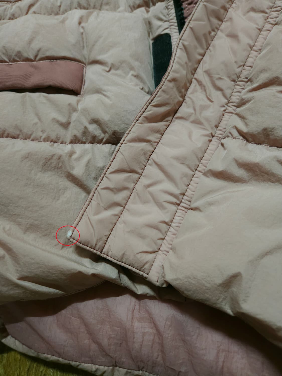 스톤아일랜드 16FW 크링클랩스 패딩 조끼 더스트핑크 상품이미지8