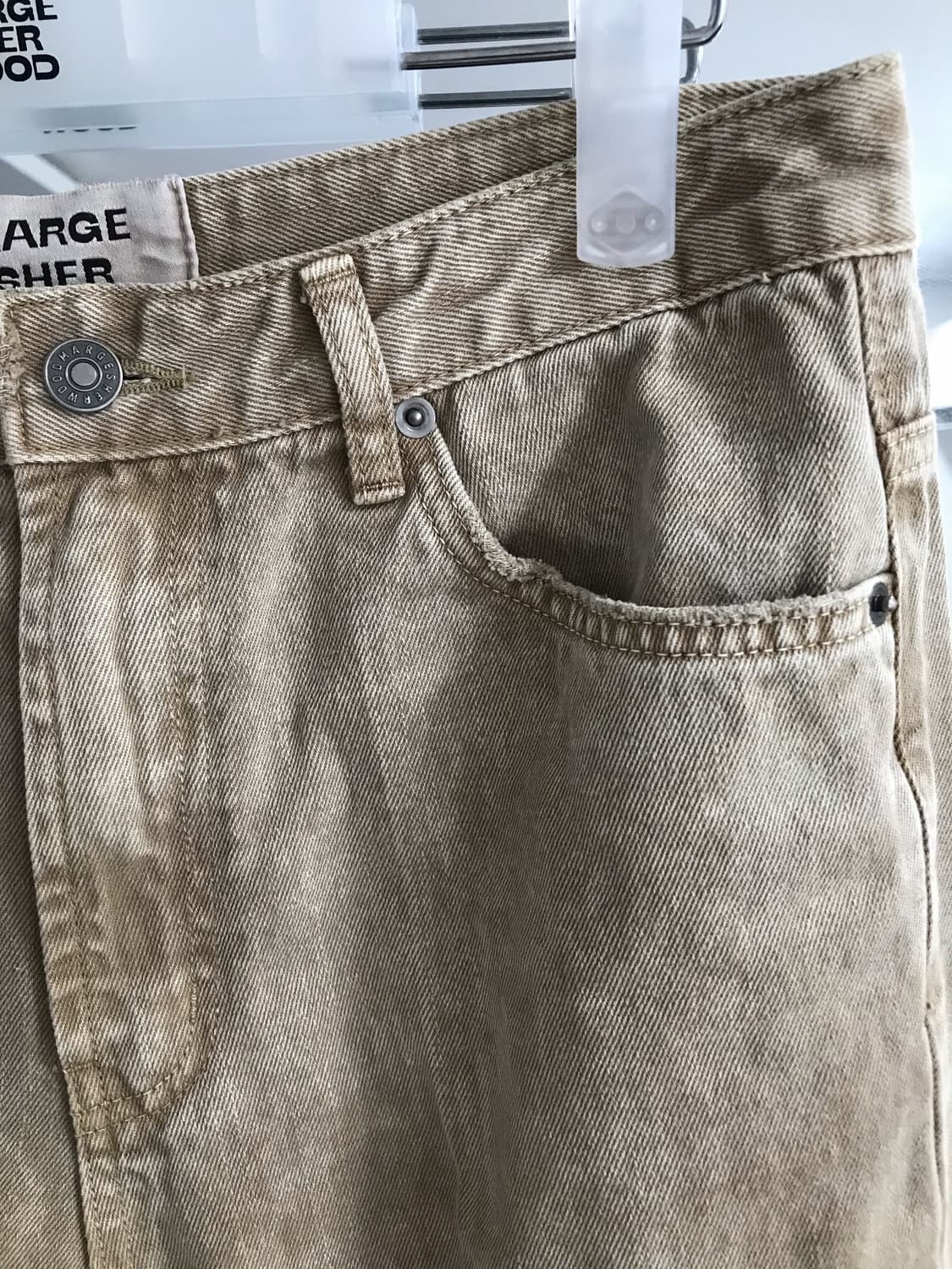 마지셔우드 데님팬츠 SNOW WASHED BOOTSCUT DENIM 상품이미지8