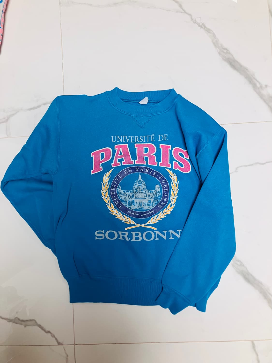 빈티지 챔피온 구제 파리 소르본 대학교 맨투맨 상품이미지1