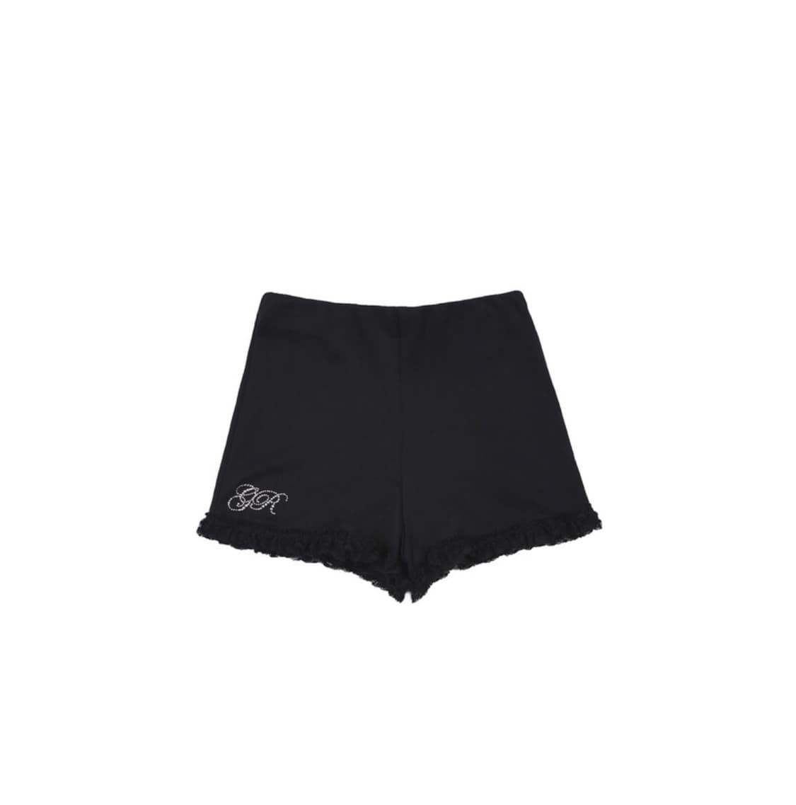 걸즈레코드 galzrecords 슈슈 쇼츠 반바지 블랙 판매합니다 상품이미지1