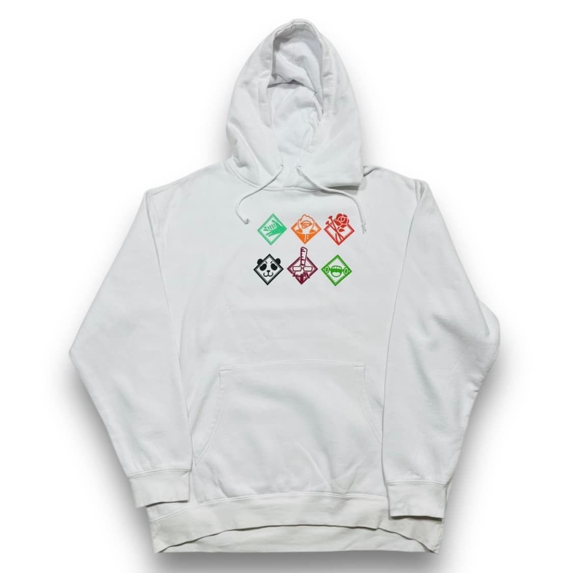 주술회전 에피소드 등장인물 아트 빈티지 후디 상품이미지3