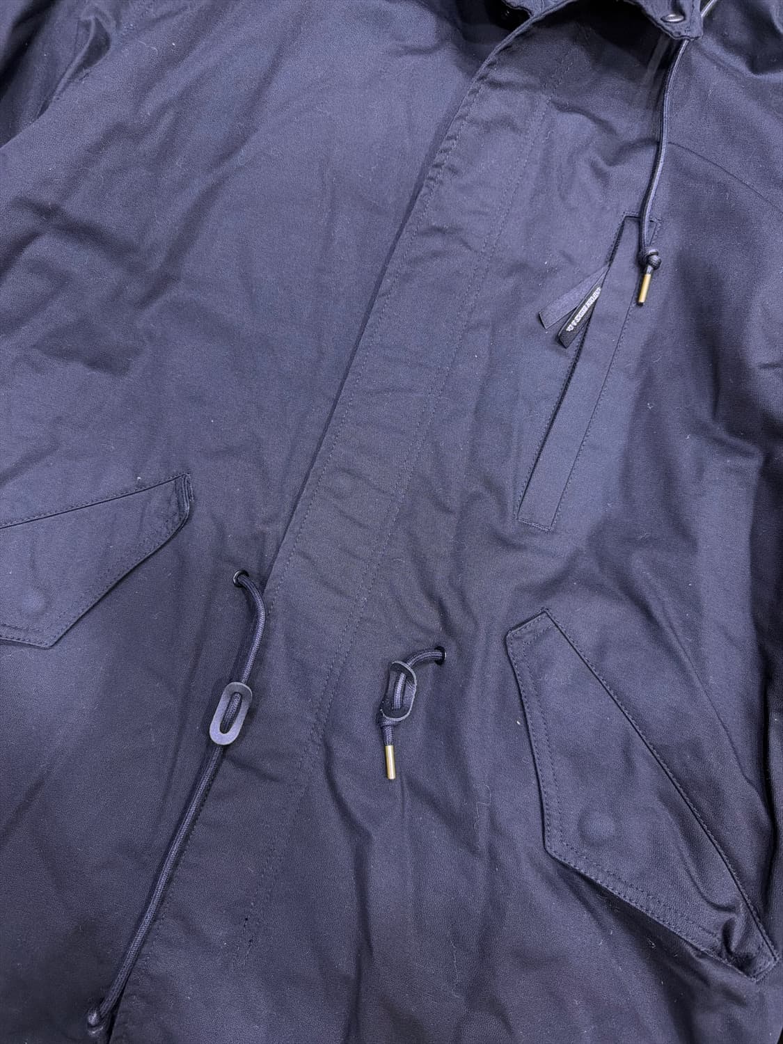 유니폼브릿지 M51 피쉬테일 파카 후드 야상점퍼 개파카 블랙 XL 상품이미지6