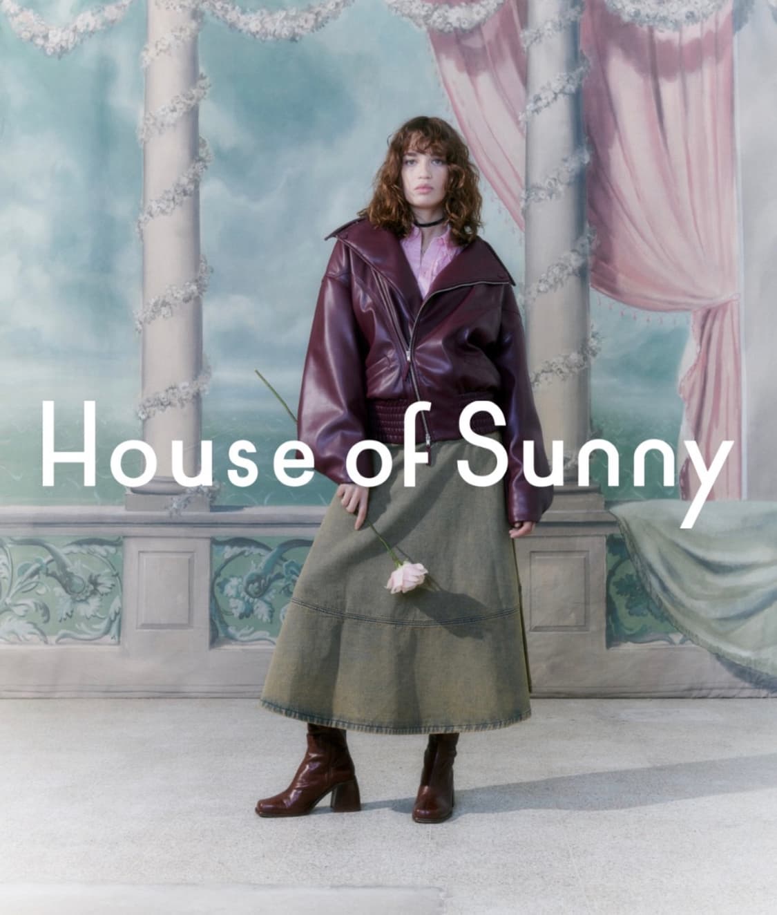 하우스오브써니 레더 하이브리드 재킷 루즈 상품이미지3