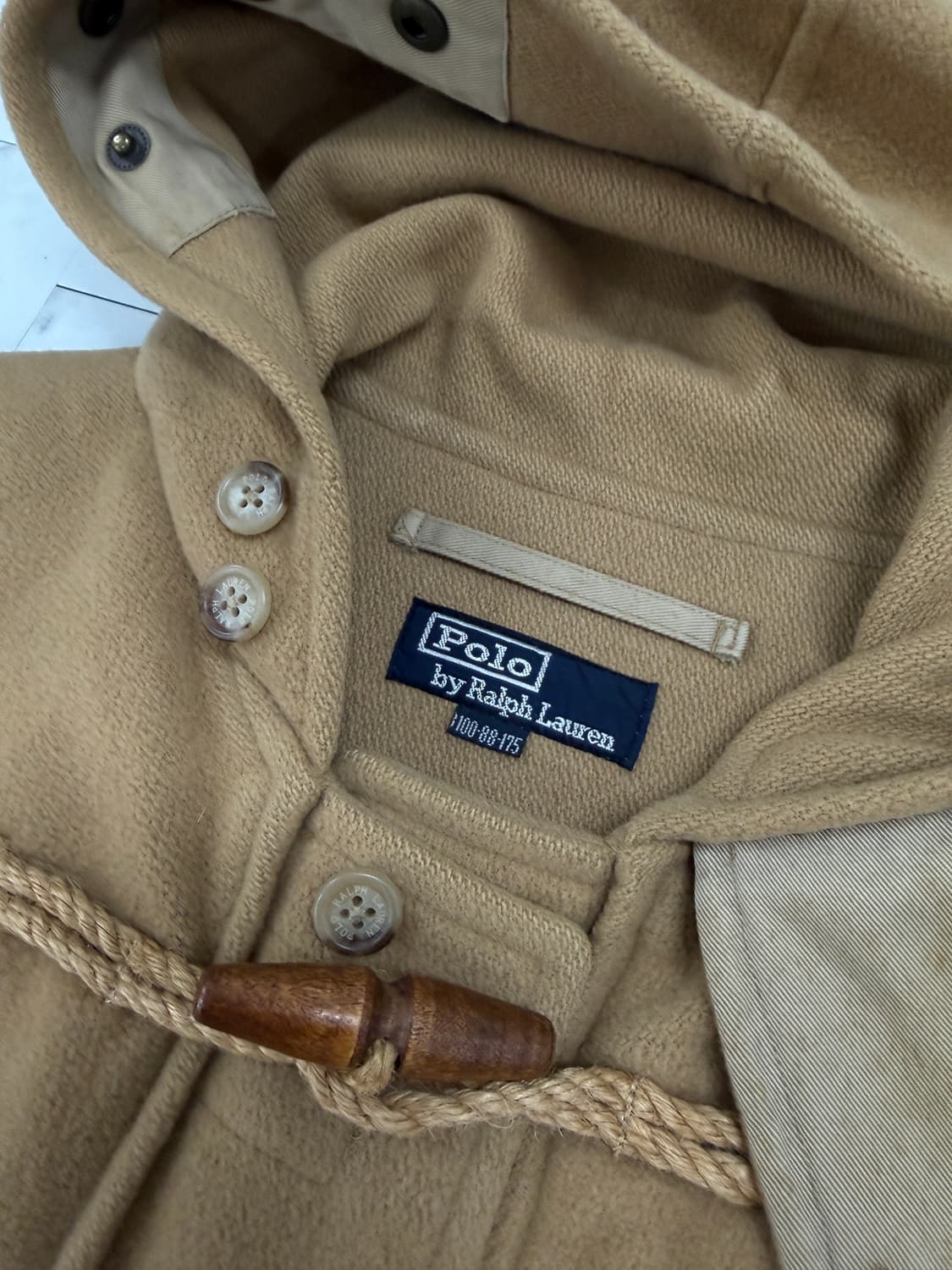 폴로 랄프로렌 카멜 더플코트 상품이미지4
