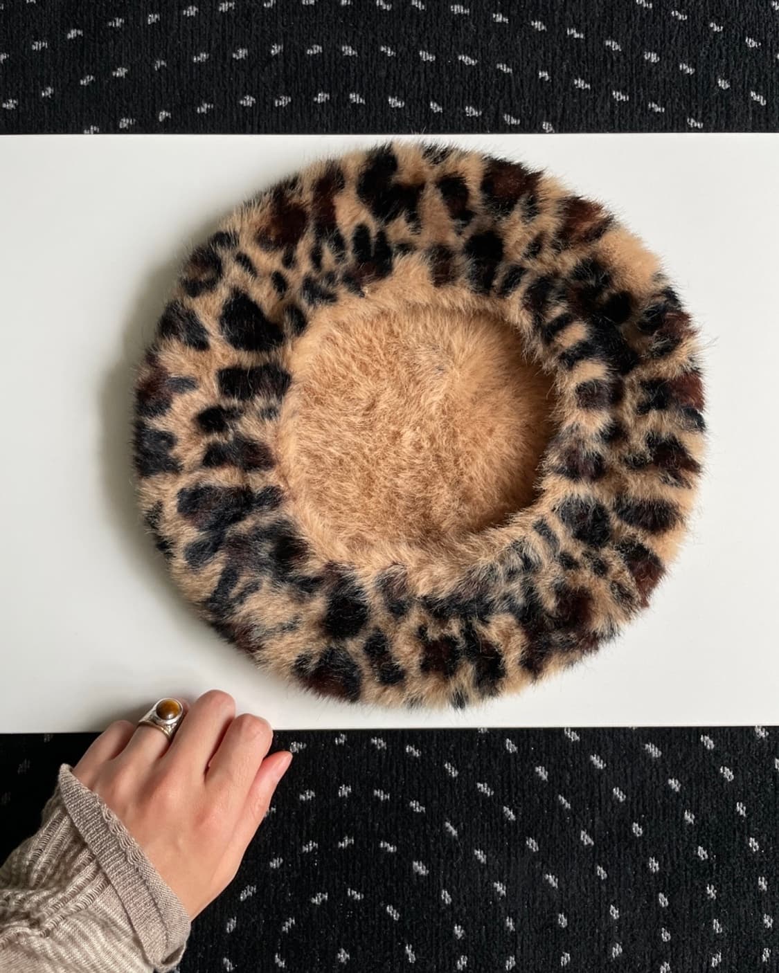 leopard beret 상품이미지10