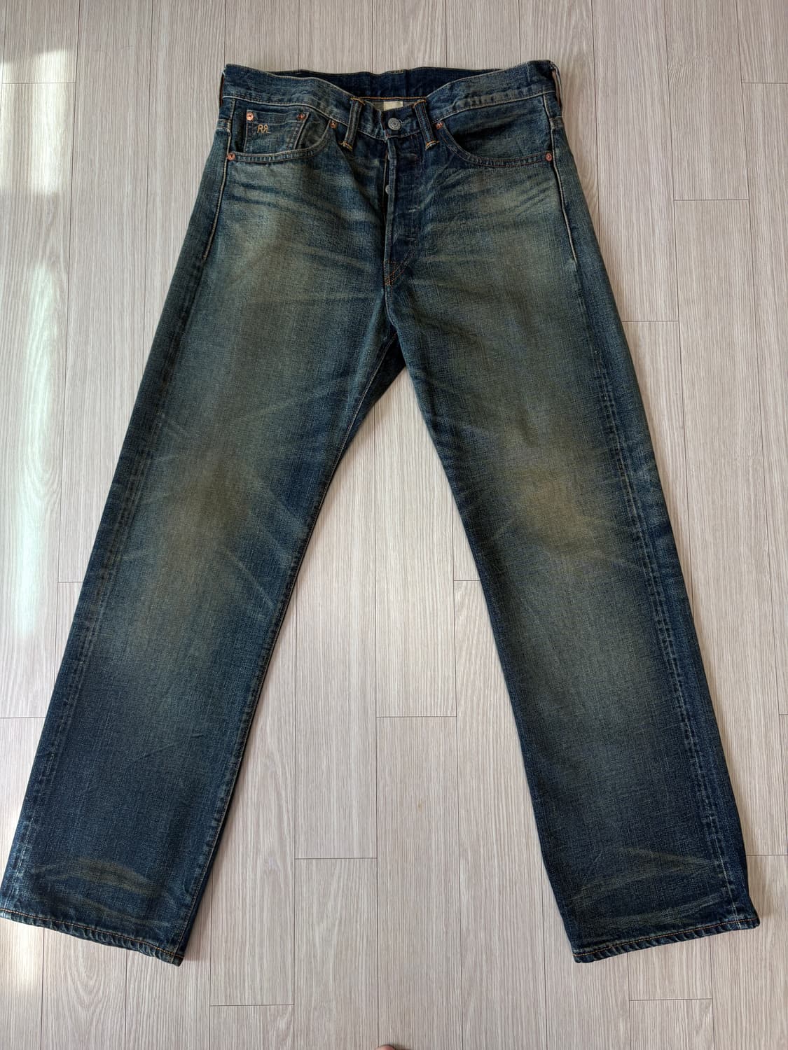 rrl 더블알엘 빈티지5포켓 기빈스 31x32 상품이미지1