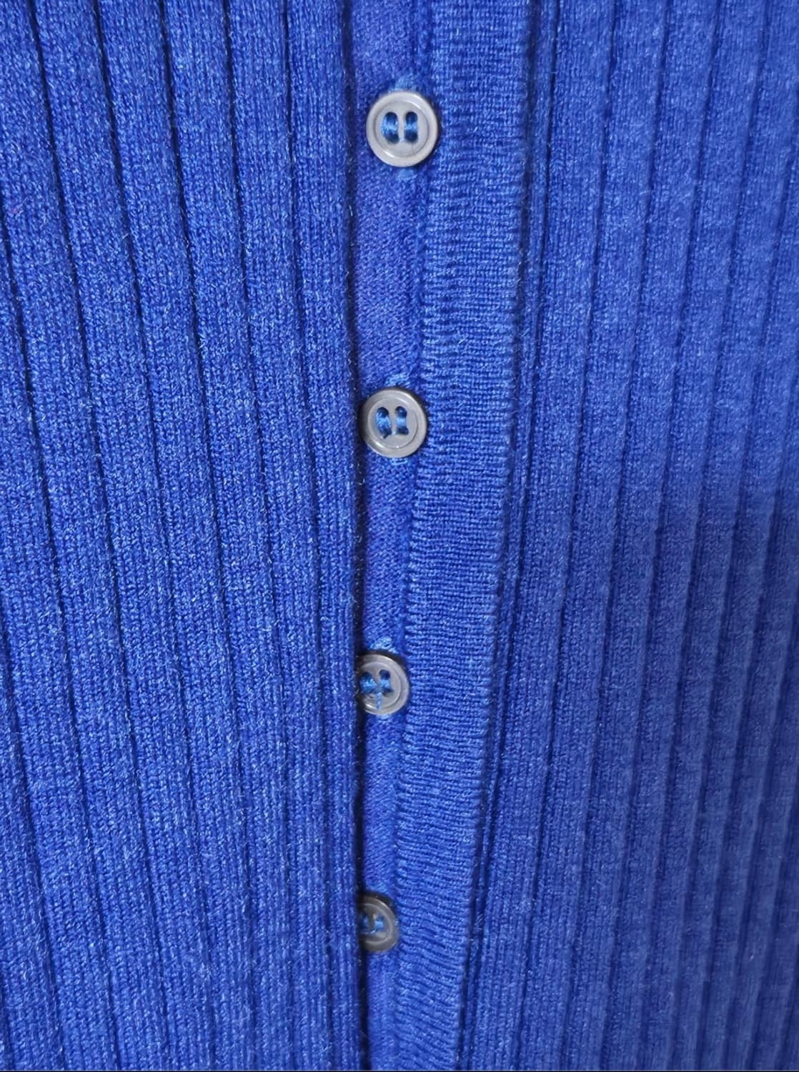 [새상품] 8세컨즈 블루 골지 여성 가디건 90 M 상품이미지4