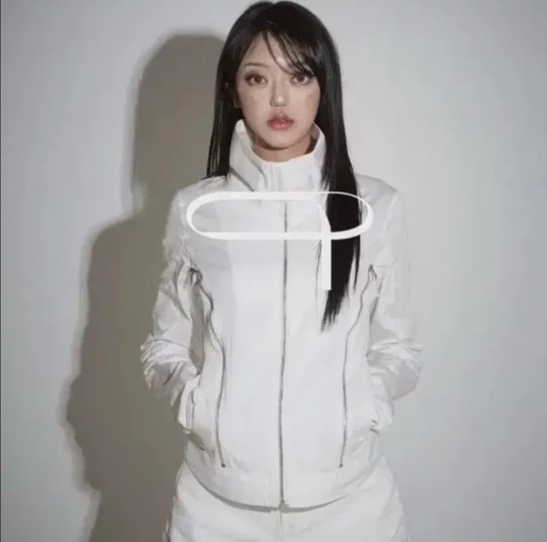 (흰, 검 둘다판매) 딥인블루 메이드 자켓 집업 바이커  상품이미지3