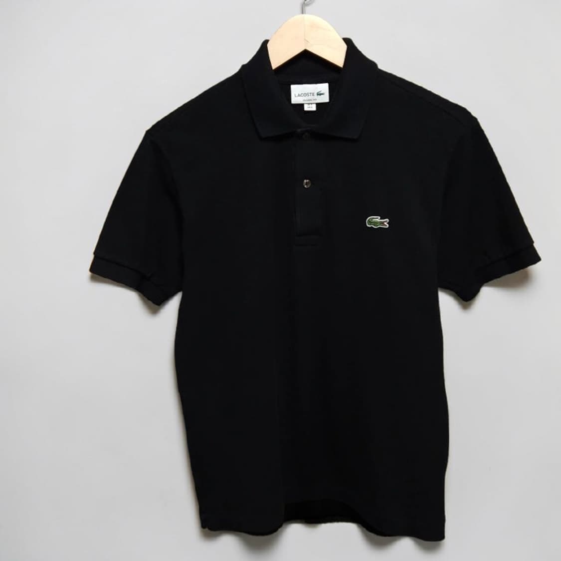 95~100 LACOSTE 라코스테 블랙 카라티 여름 상품이미지1