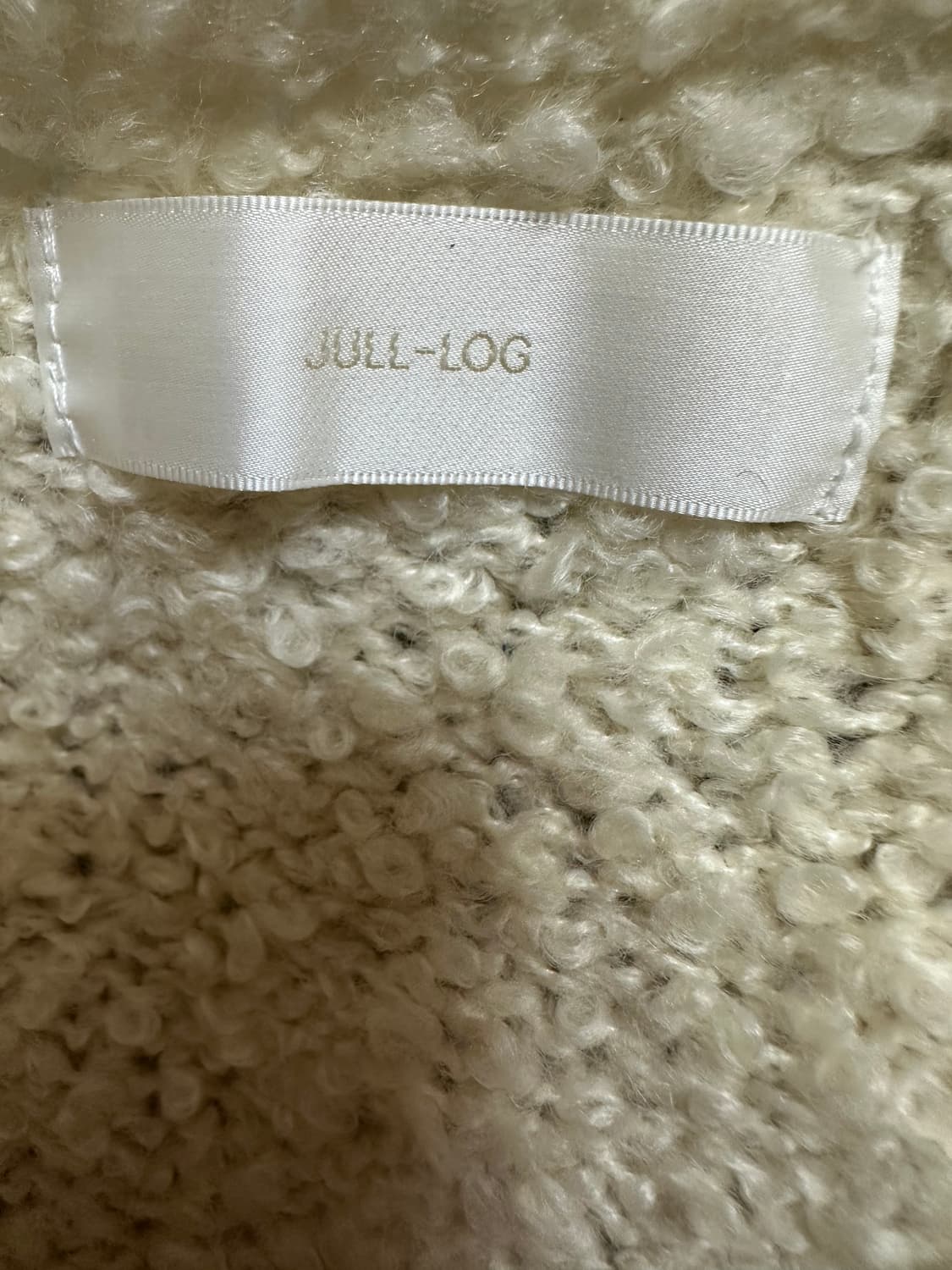 줄로그 롱 니트 부클 울가디건 상품이미지8