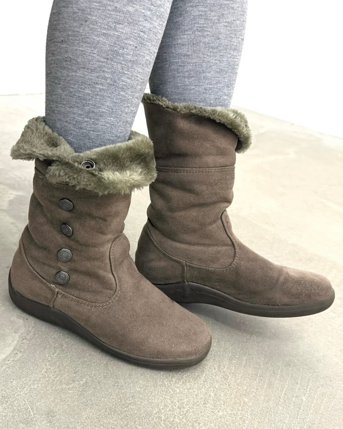 vintage suede boots 상품이미지7