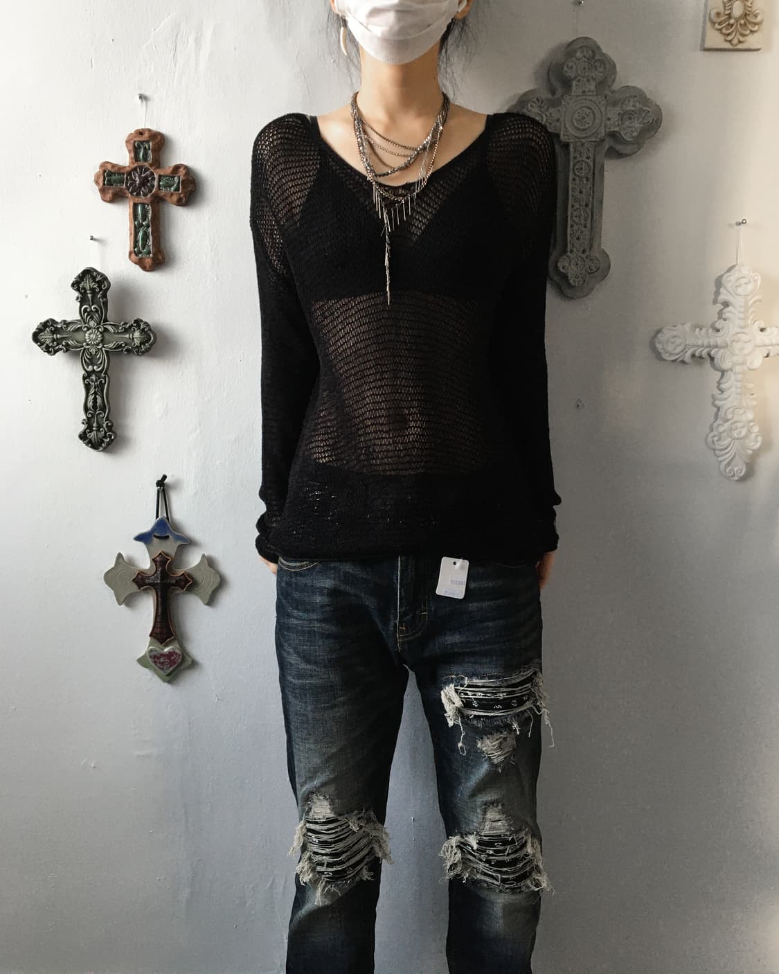 punching knit 상품이미지1